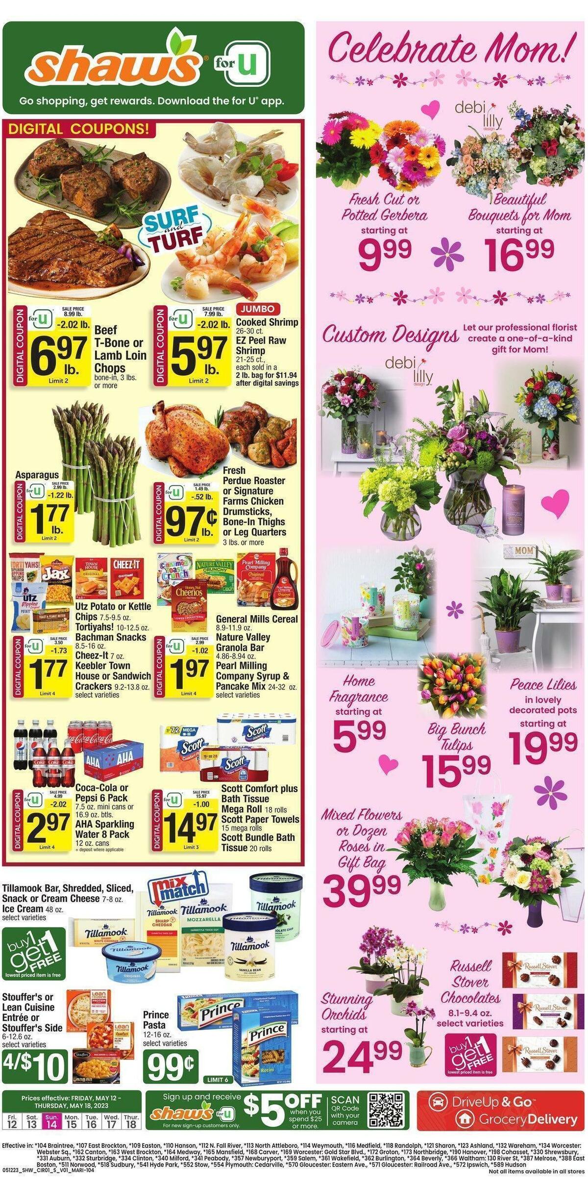 Shaw's Weekly Ad from May 12