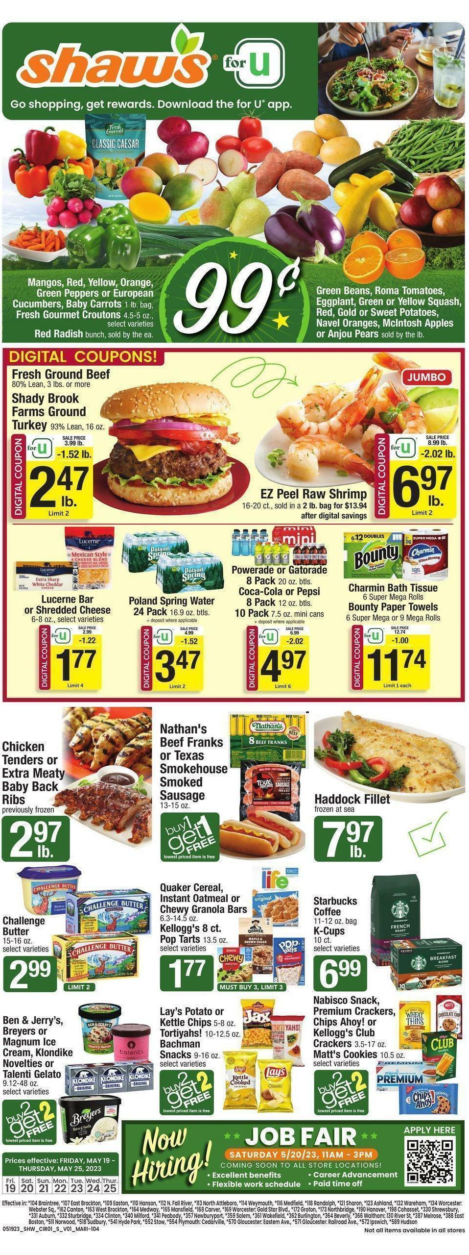 Shaw's Weekly Ad from May 19