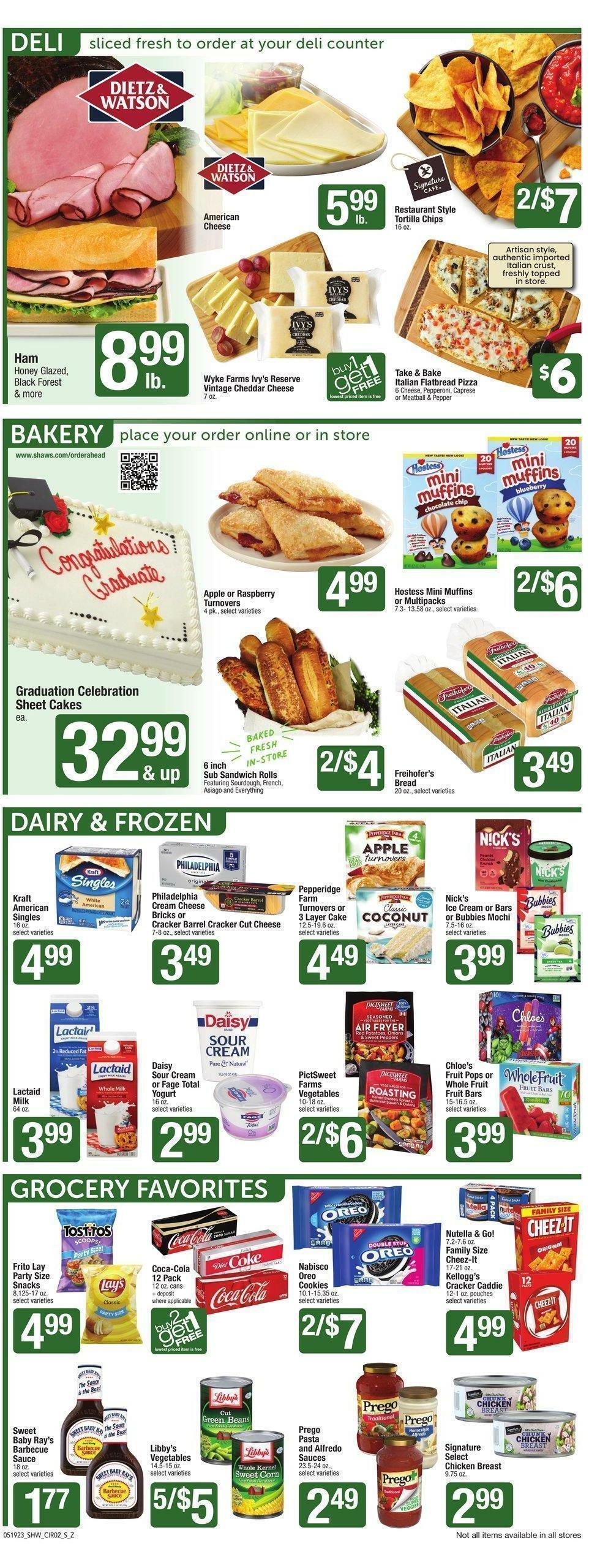 Shaw's Weekly Ad from May 19