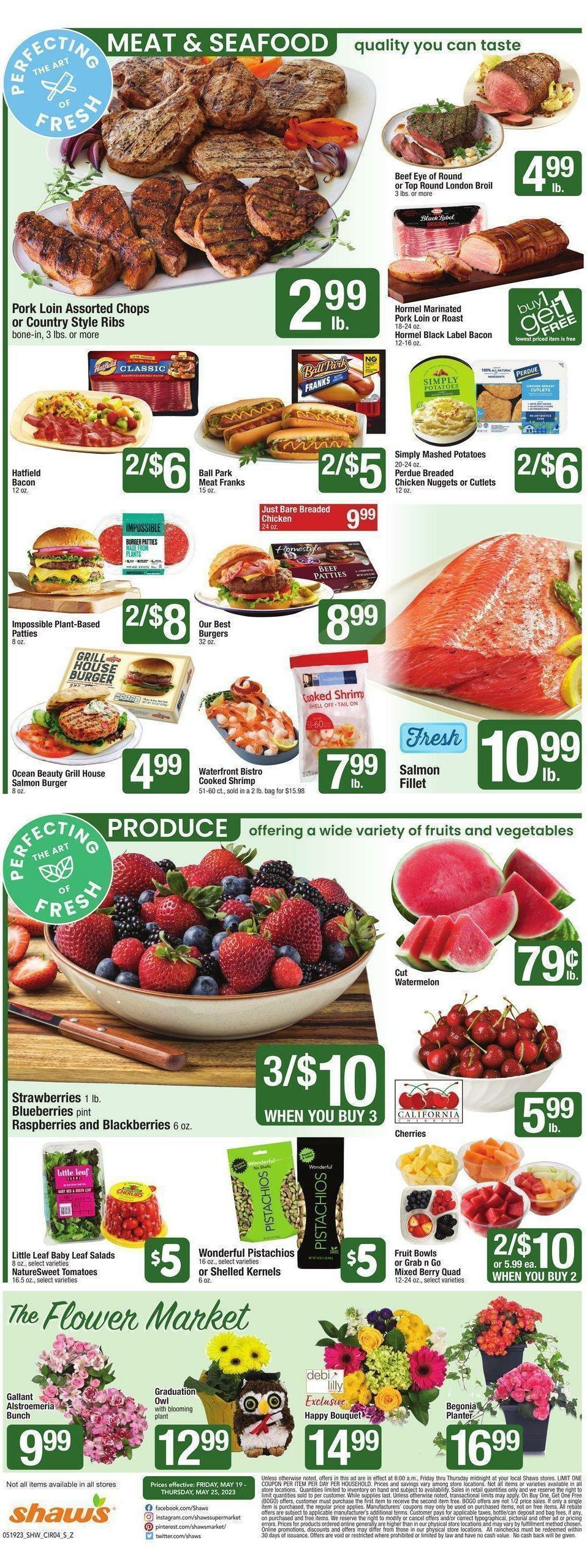 Shaw's Weekly Ad from May 19