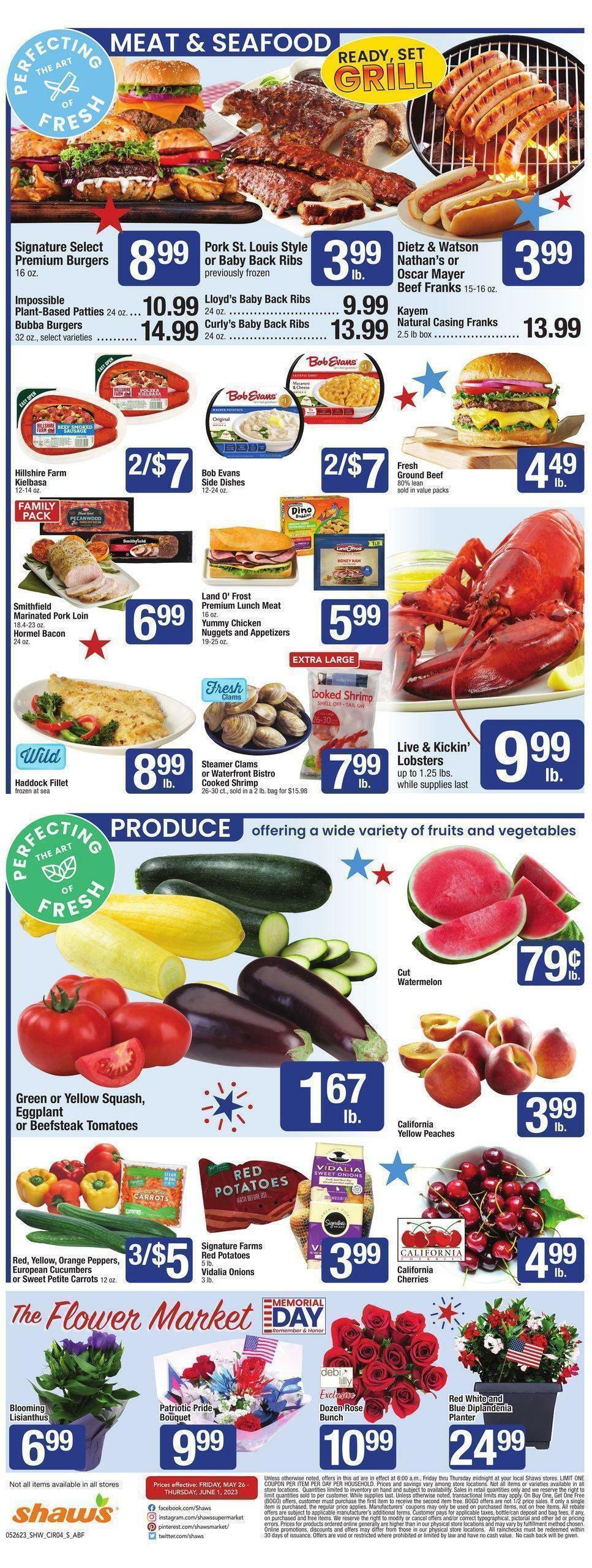 Shaw's Weekly Ad from May 26