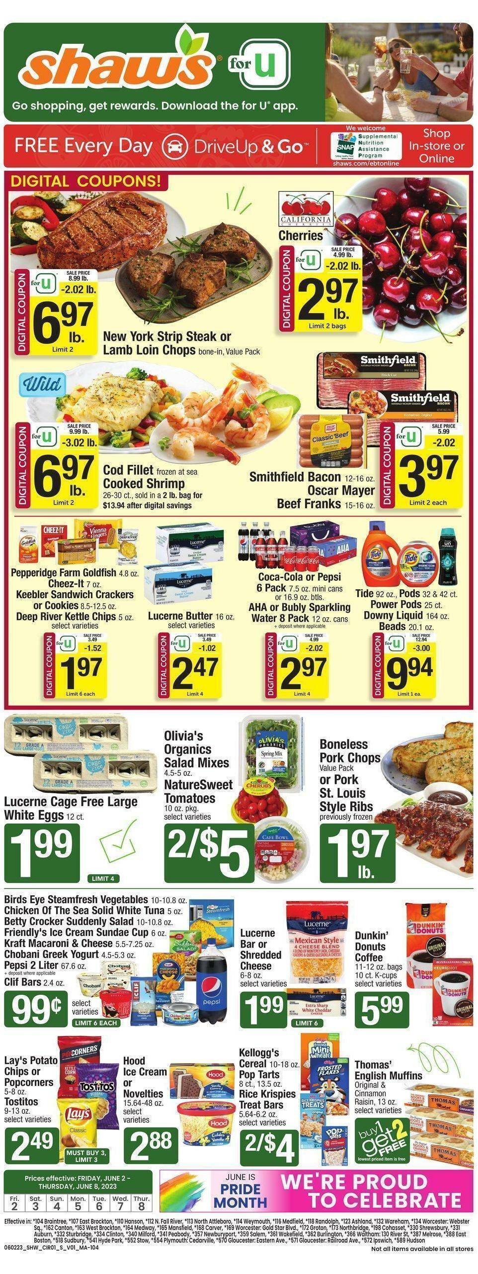 Shaw's Weekly Ad from June 2