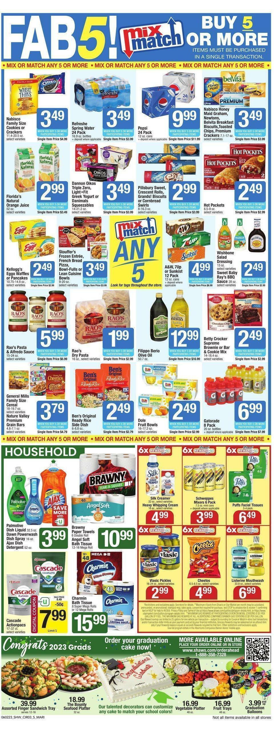 Shaw's Weekly Ad from June 2