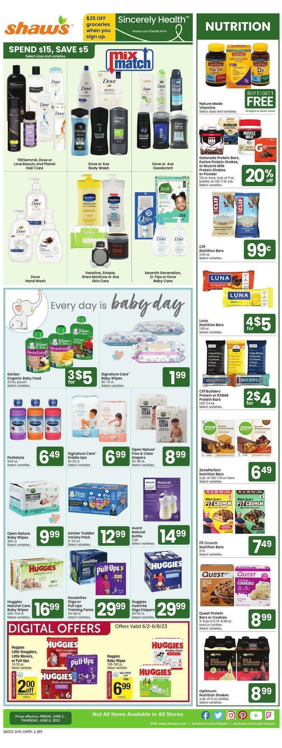 Shaw's Weekly Ad from June 2
