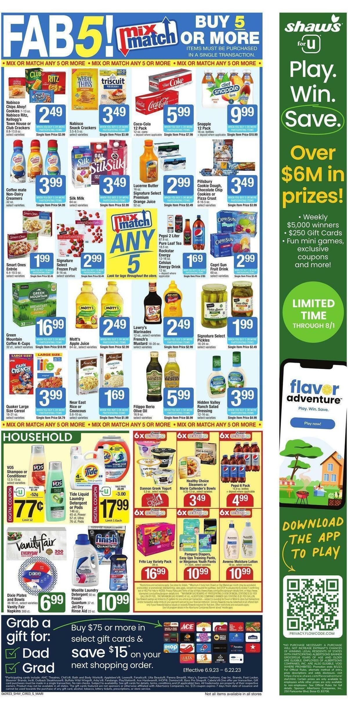 Shaw's Weekly Ad from June 9