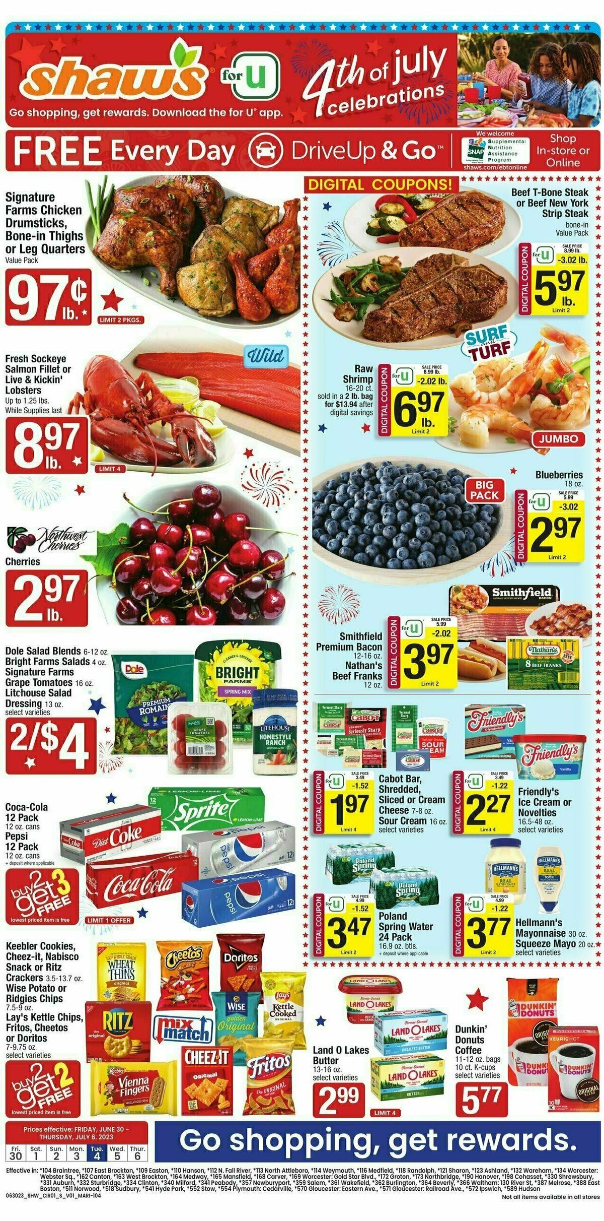 Shaw's Weekly Ad from June 30