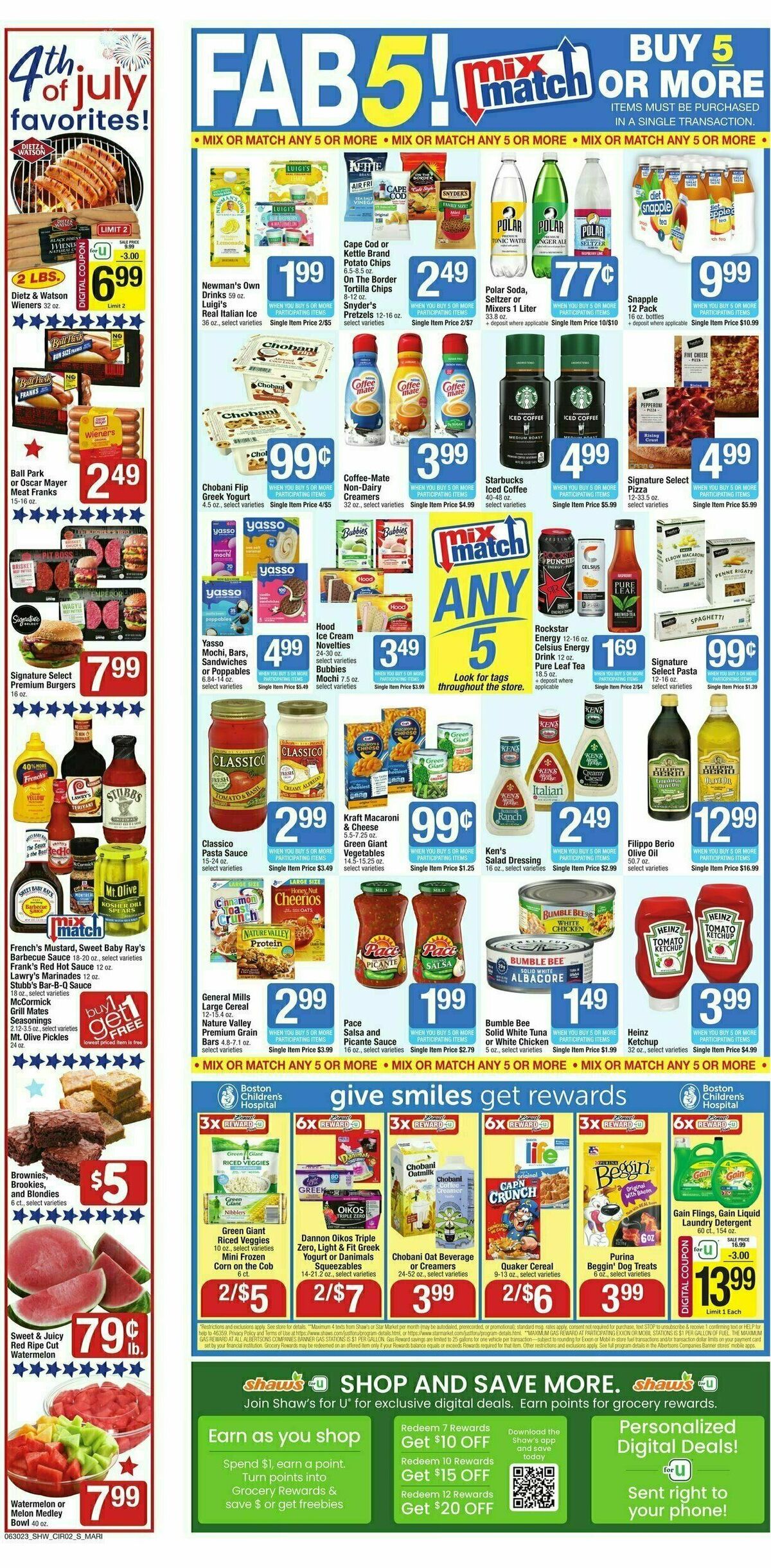 Shaw's Weekly Ad from June 30