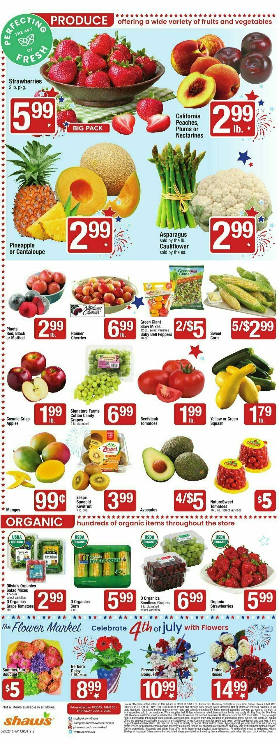 Shaw's Weekly Ad from June 30