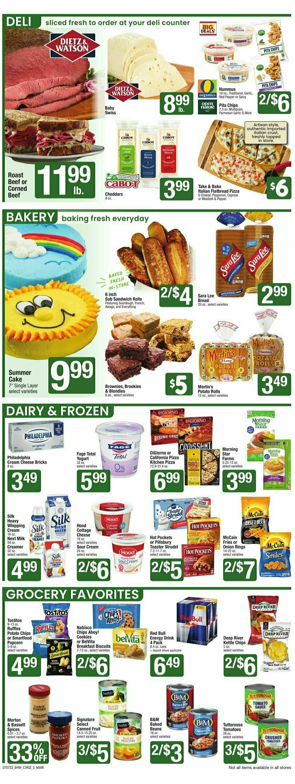 Shaw's Weekly Ad from July 7