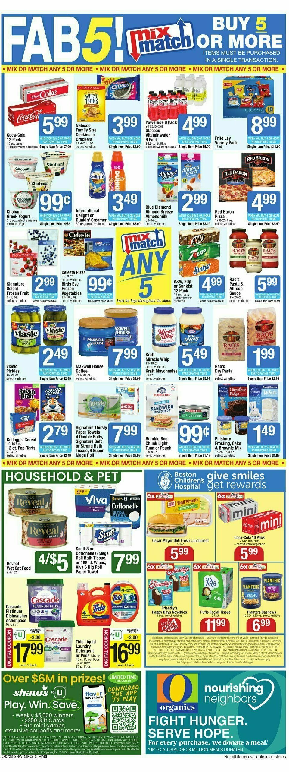 Shaw's Weekly Ad from July 7