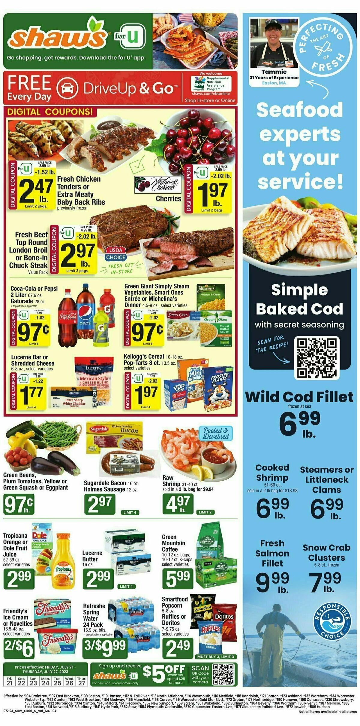 Shaw's Weekly Ad from July 21