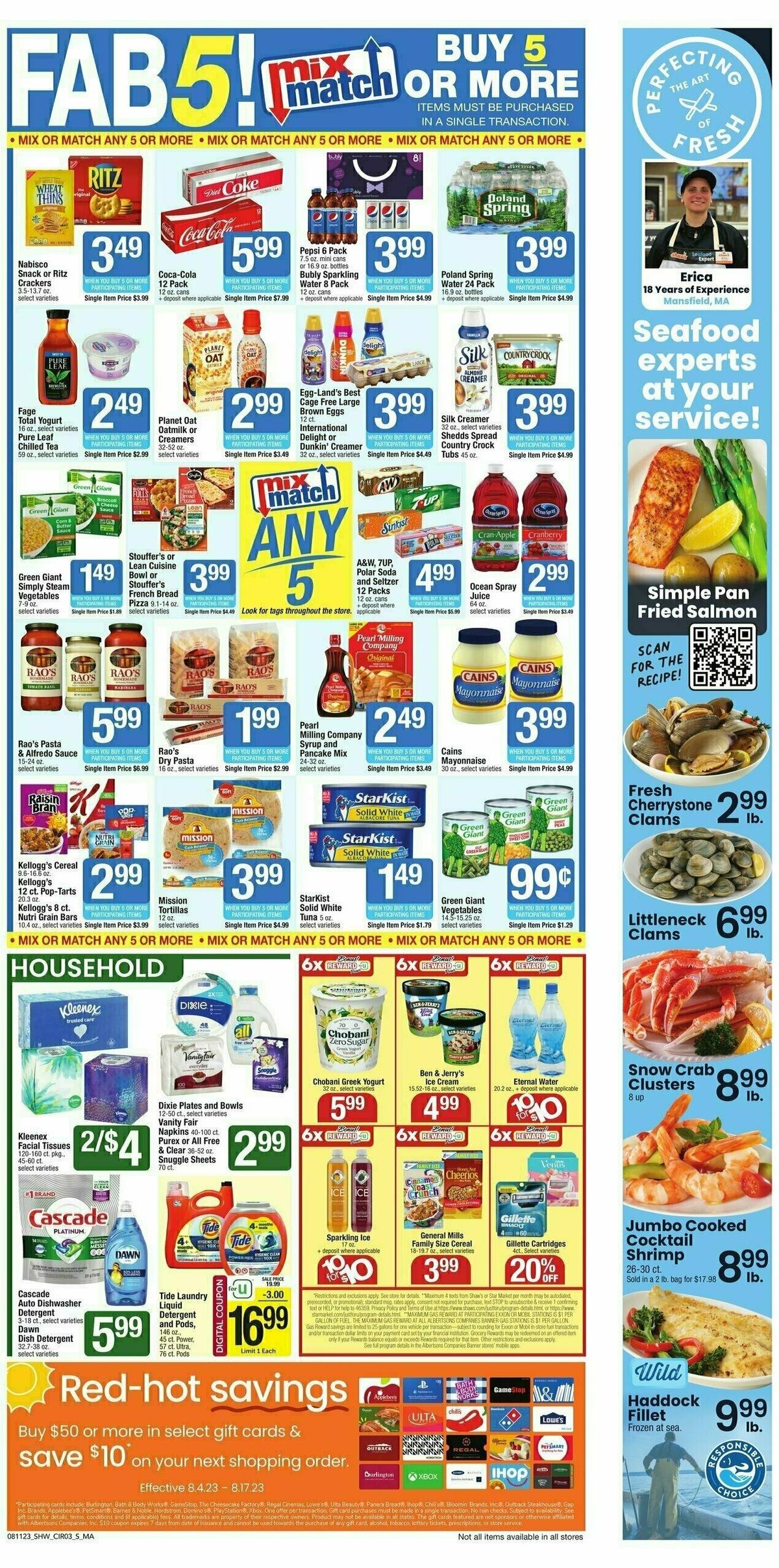 Shaw's Weekly Ad from August 11
