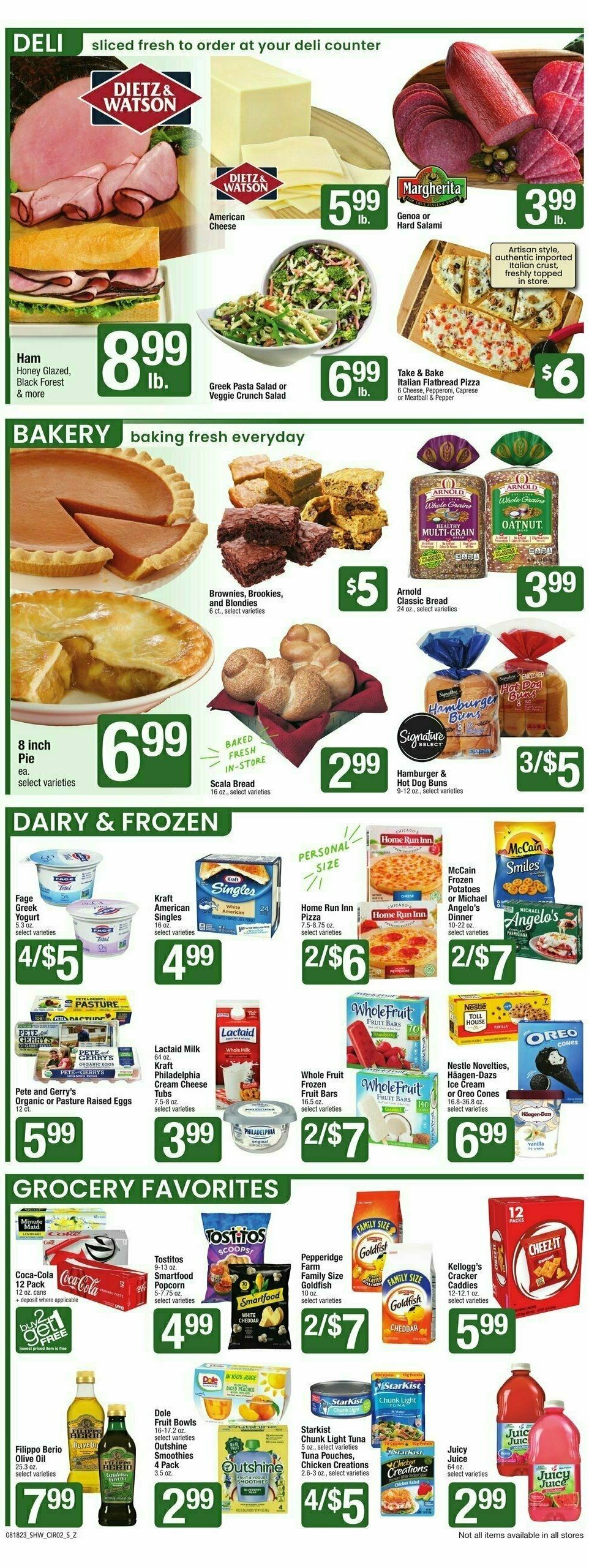 Shaw's Weekly Ad from August 18
