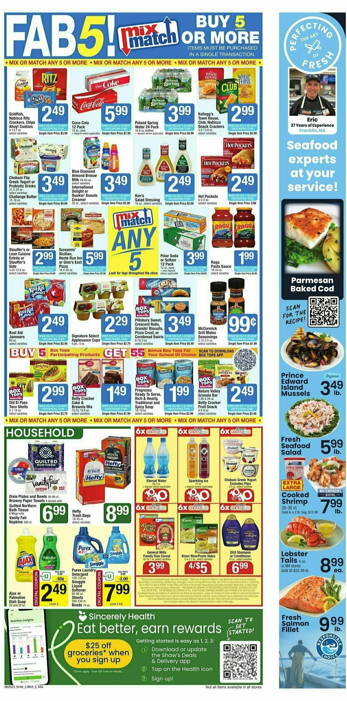 Shaw's Weekly Ad from August 25