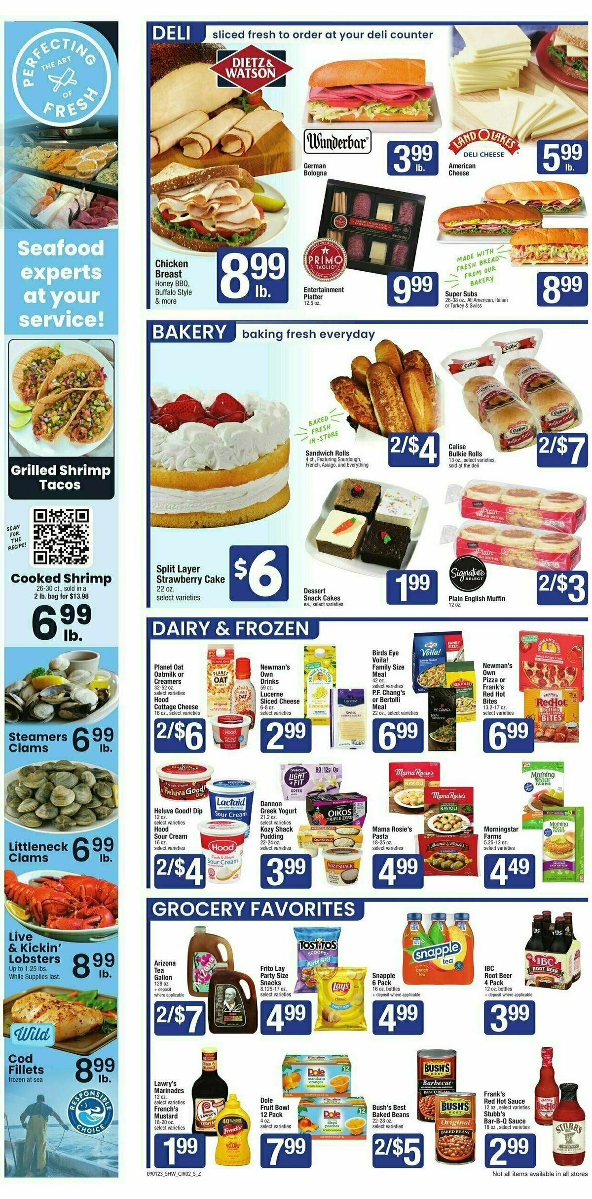 Shaw's Weekly Ad from September 1