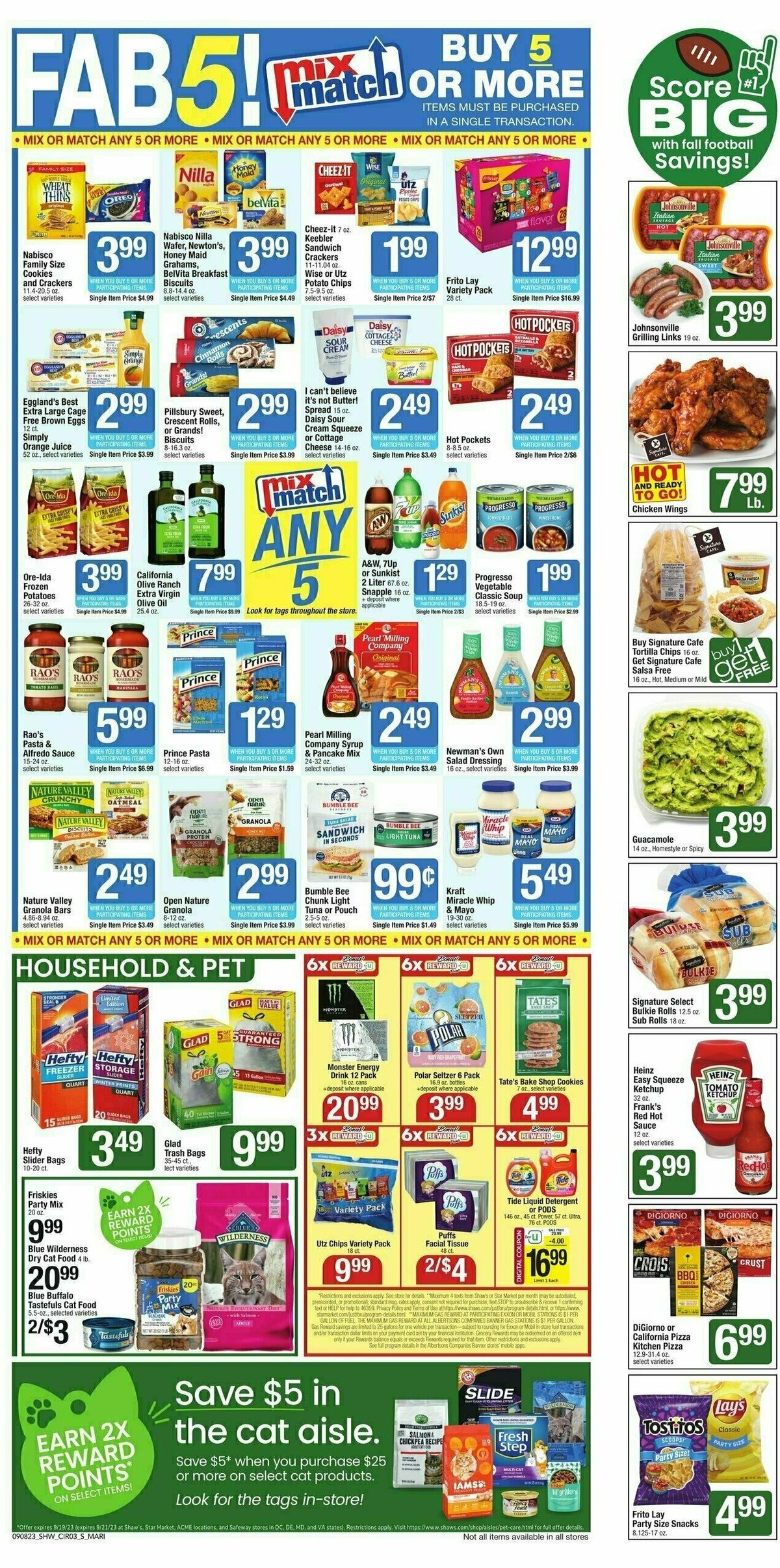 Shaw's Weekly Ad from September 8