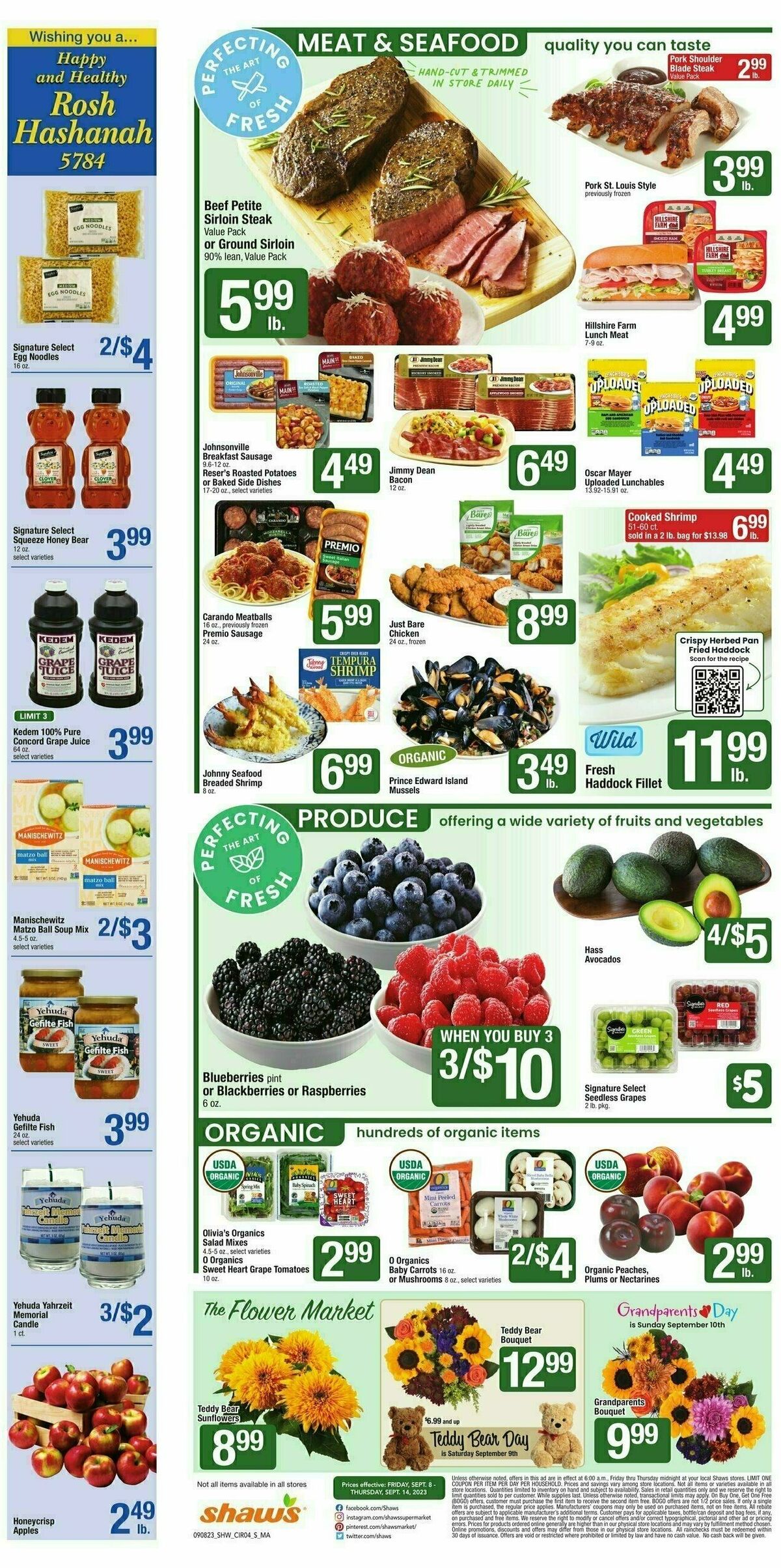 Shaw's Weekly Ad from September 8