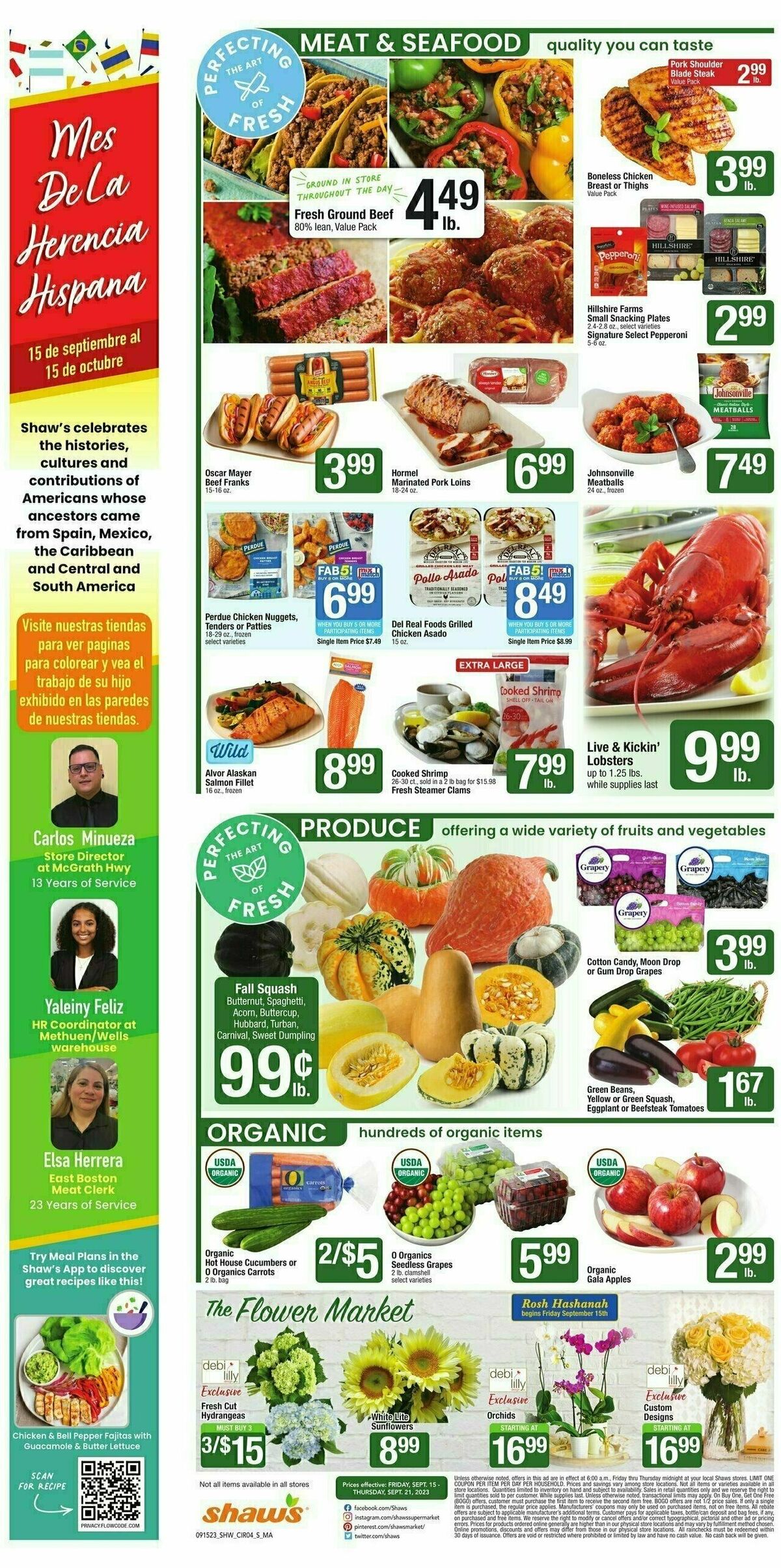 Shaw's Weekly Ad from September 15