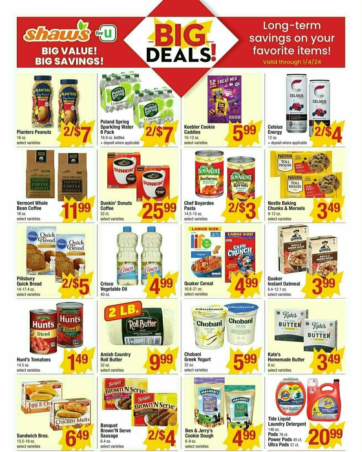Shaw's Additional Savings Weekly Ad from September 21