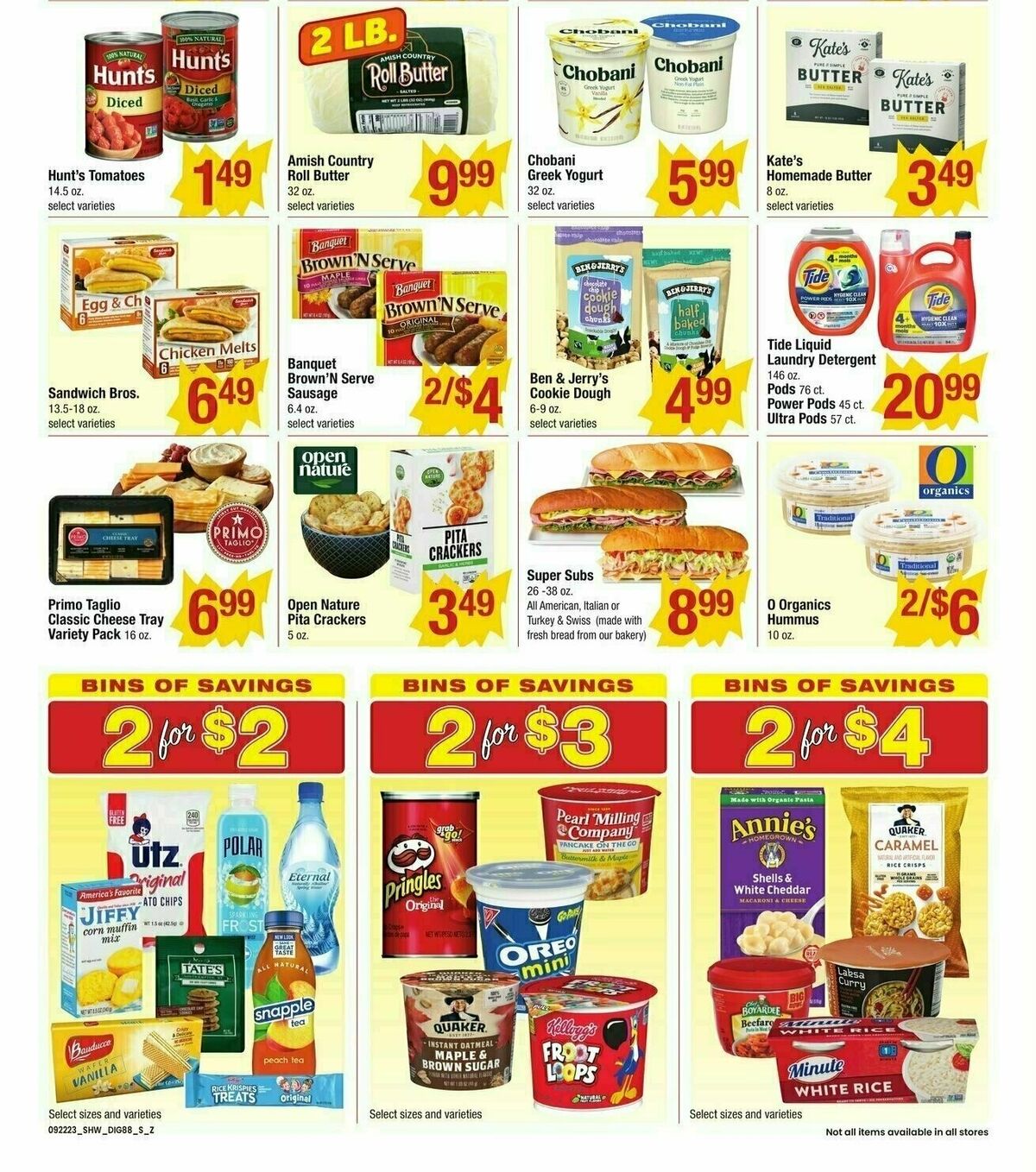 Shaw's Additional Savings Weekly Ad from September 21