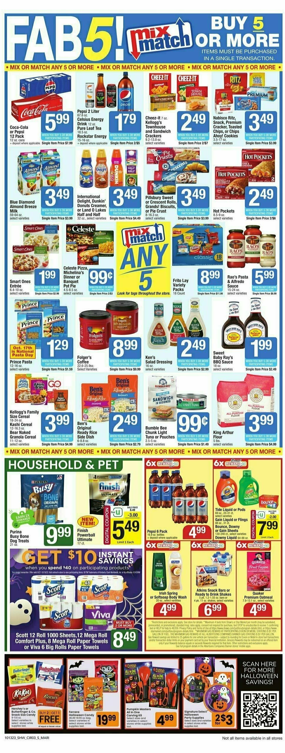 Shaw's Weekly Ad from October 13