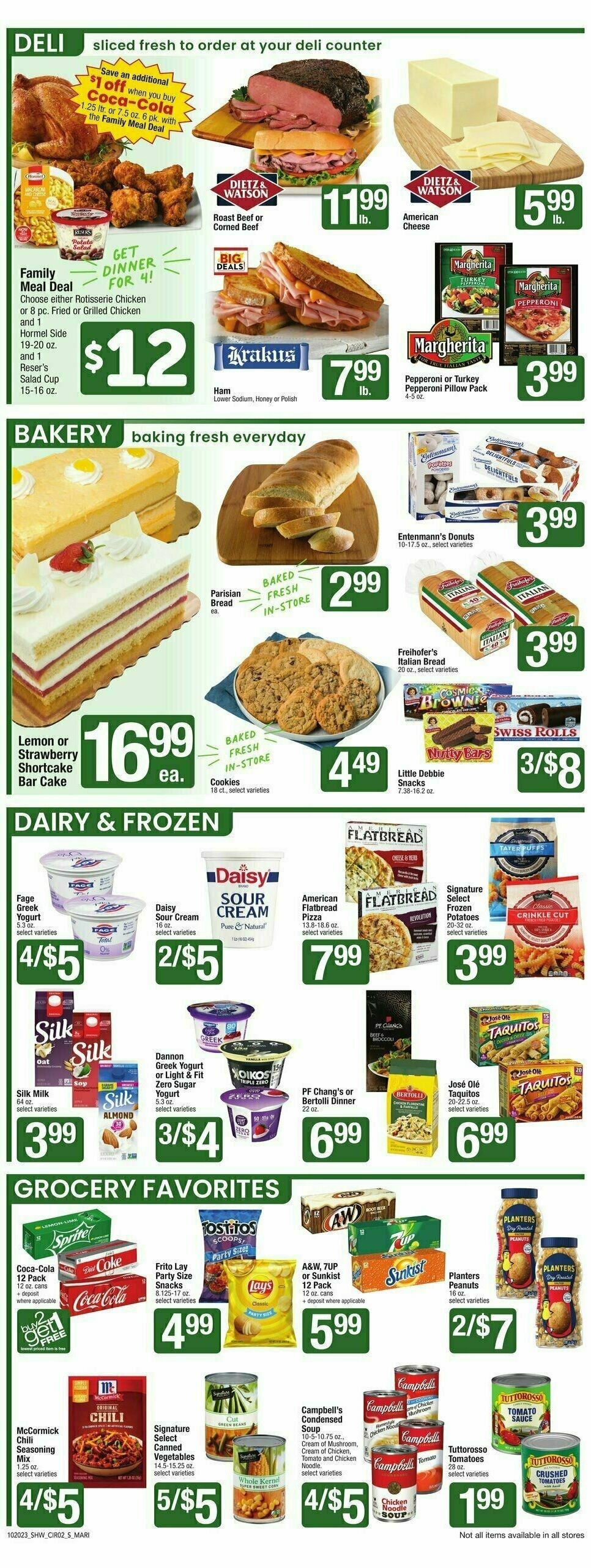 Shaw's Weekly Ad from October 20