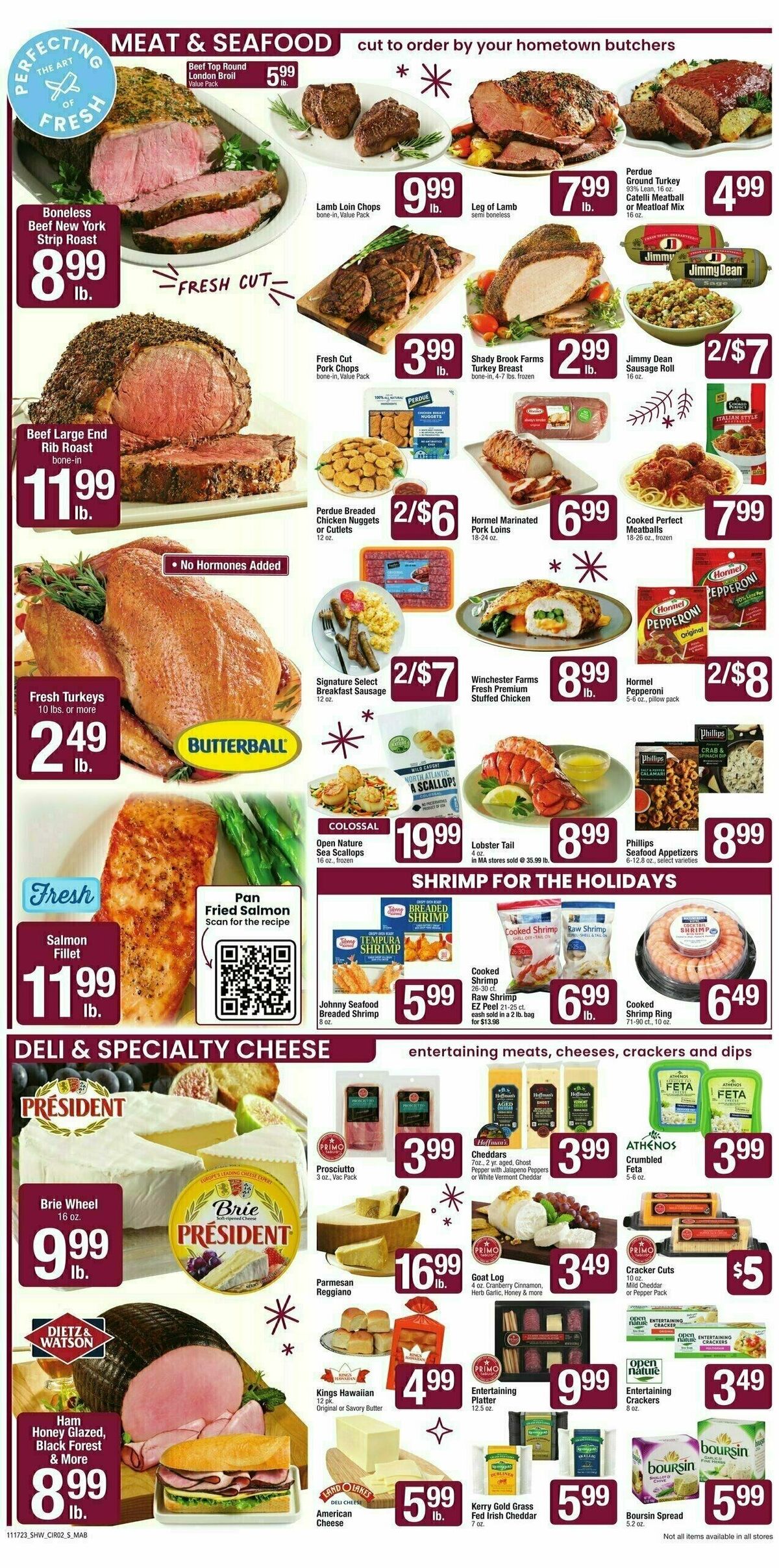 Shaw's Weekly Ad from November 17