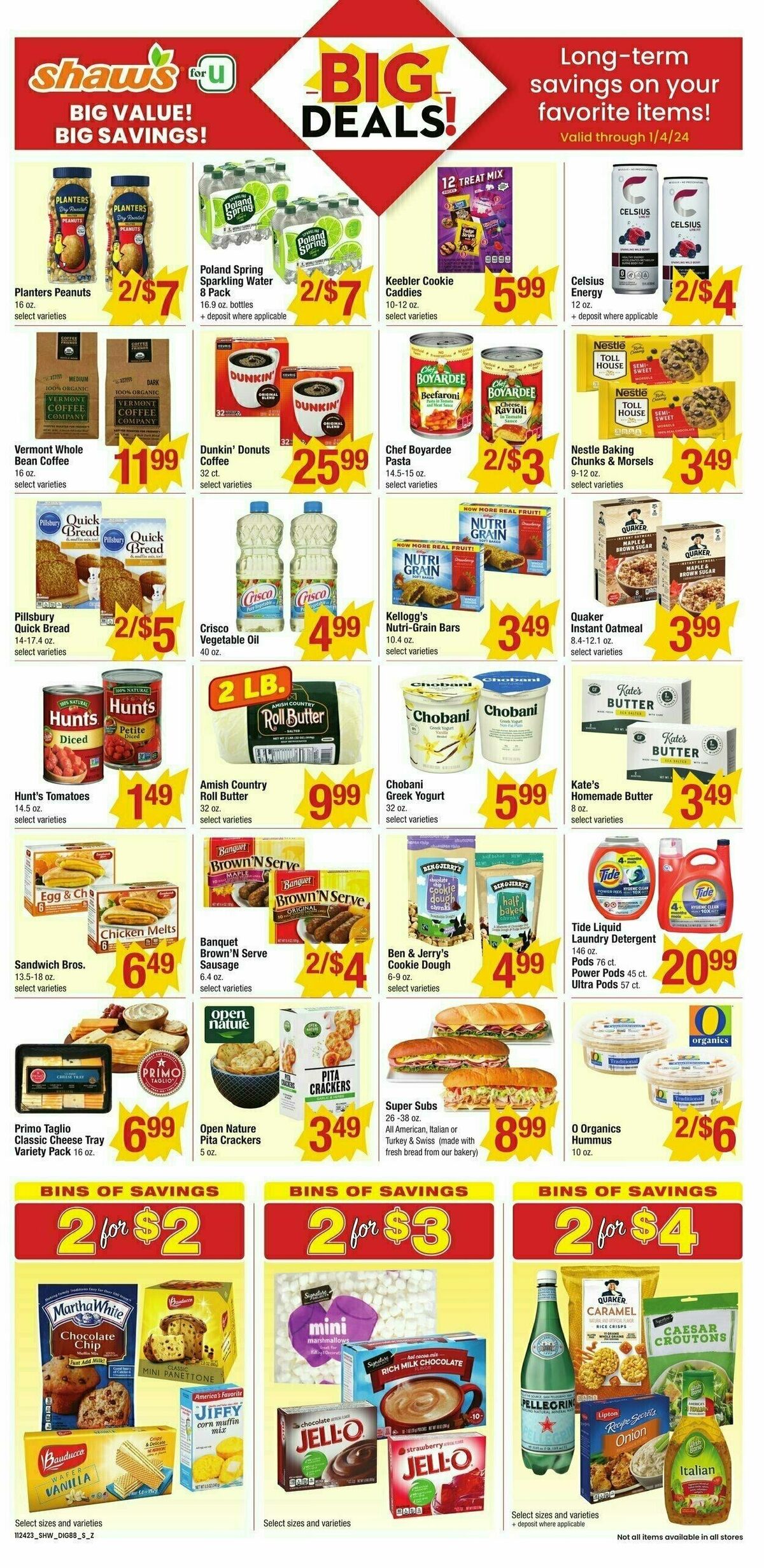 Shaw's Weekly Ad from November 24