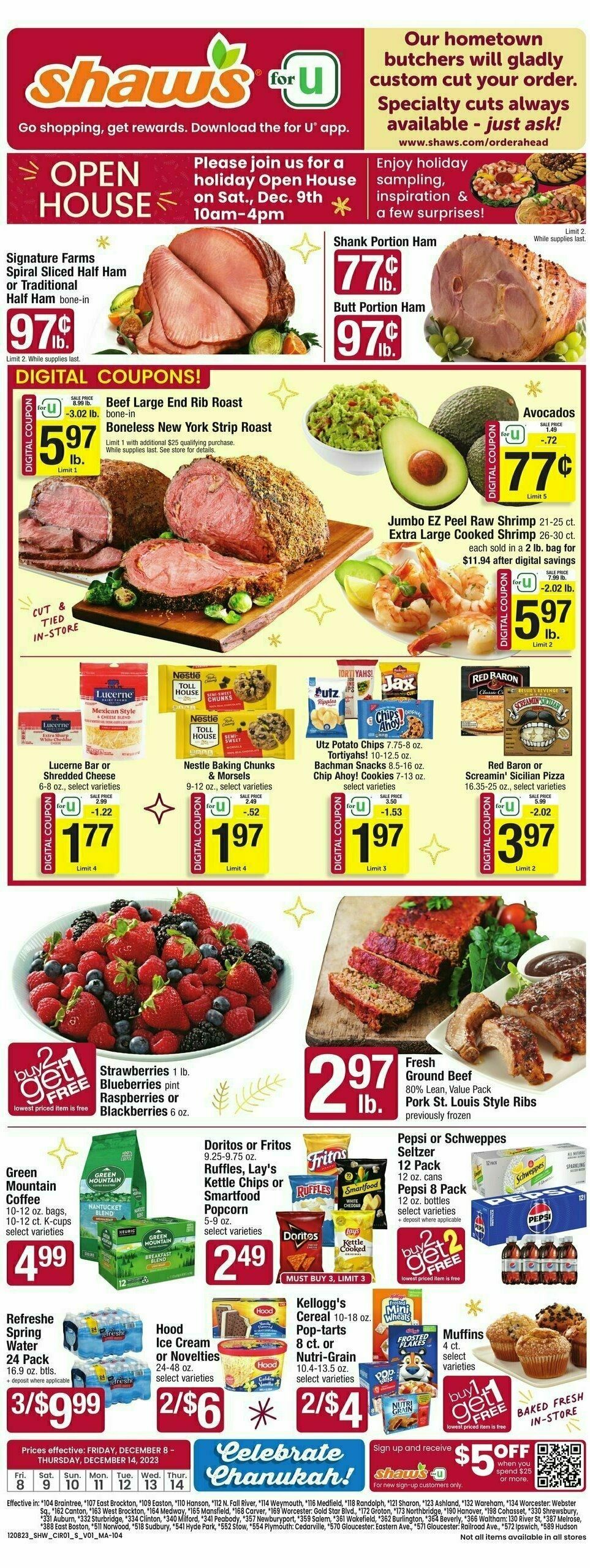 Shaw's Weekly Ad from December 8