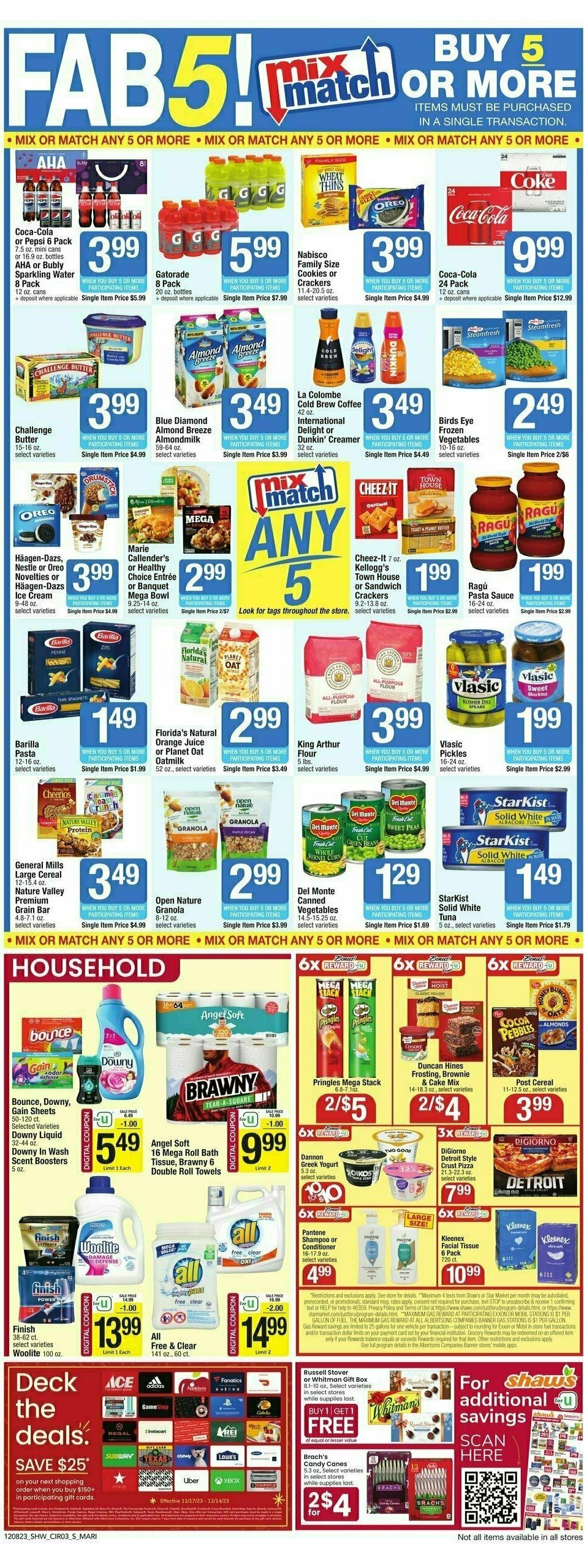 Shaw's Weekly Ad from December 8
