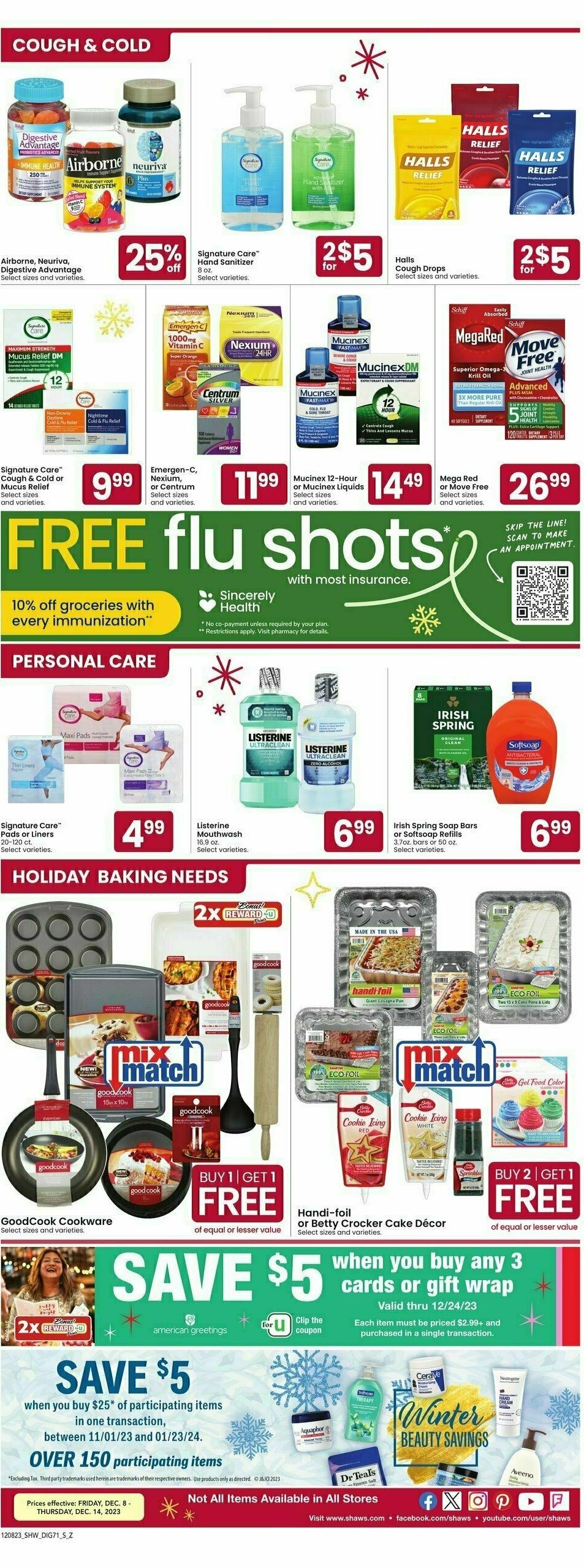 Shaw's Weekly Ad from December 8