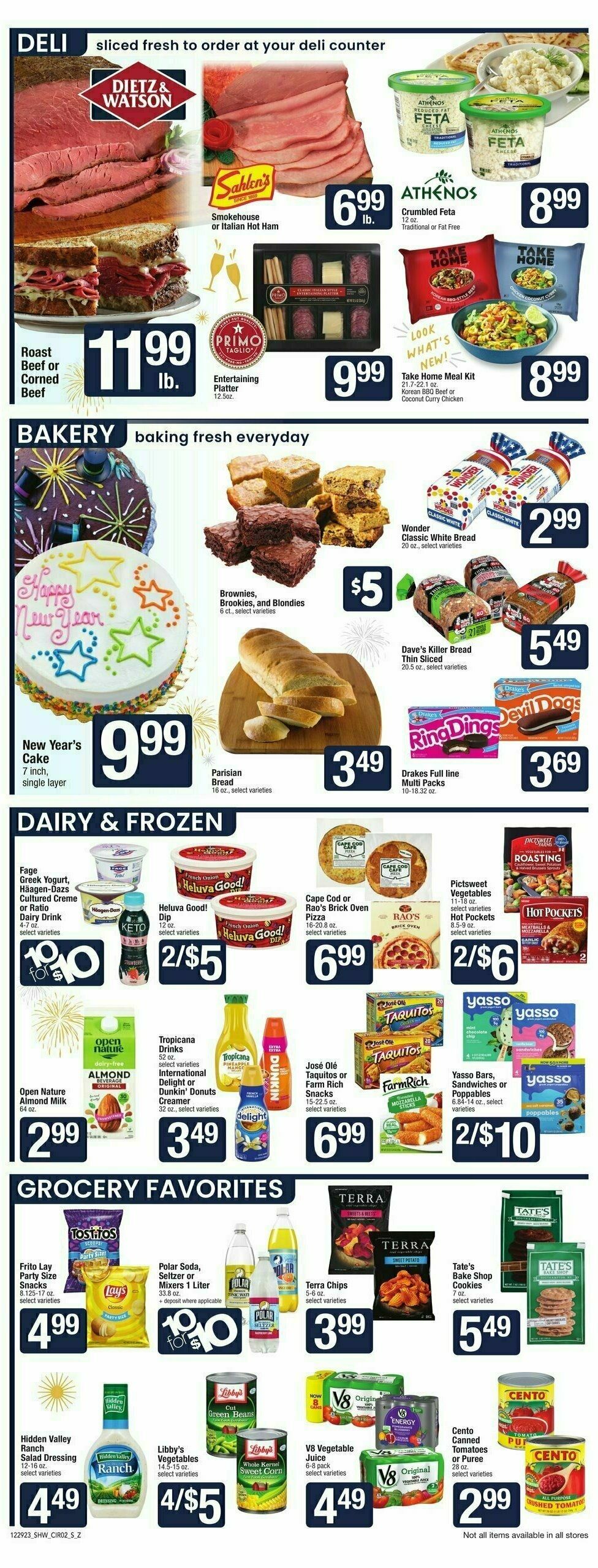 Shaw's Weekly Ad from December 29