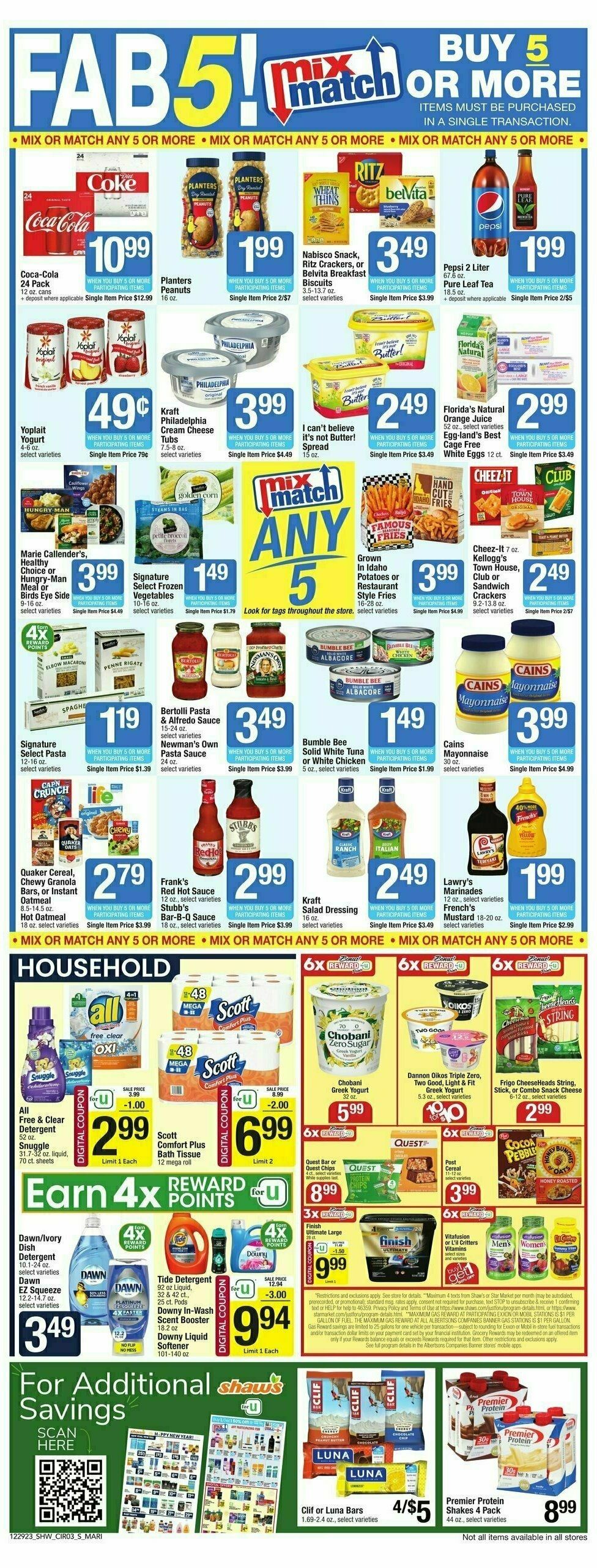 Shaw's Weekly Ad from December 29