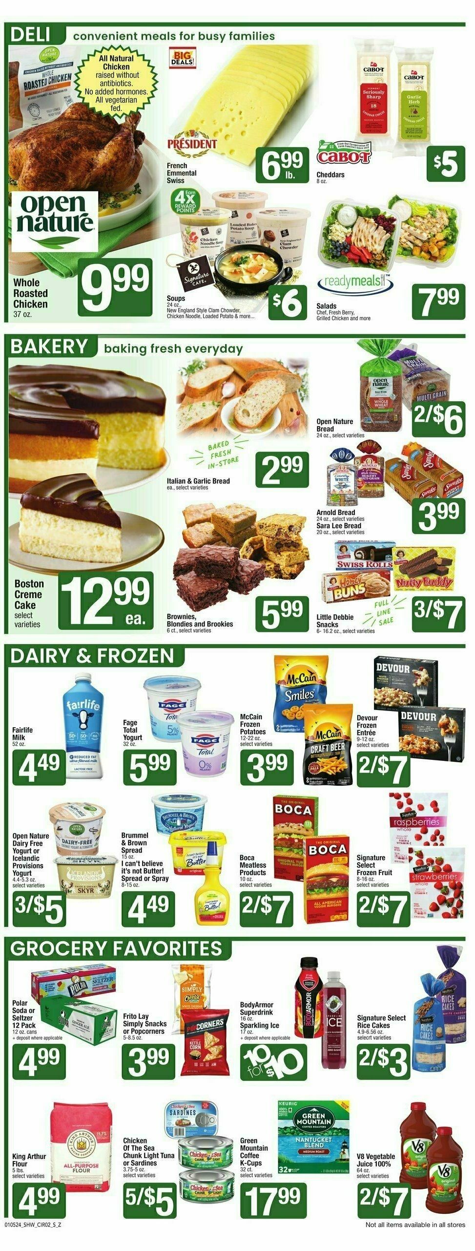 Shaw's Weekly Ad from January 5