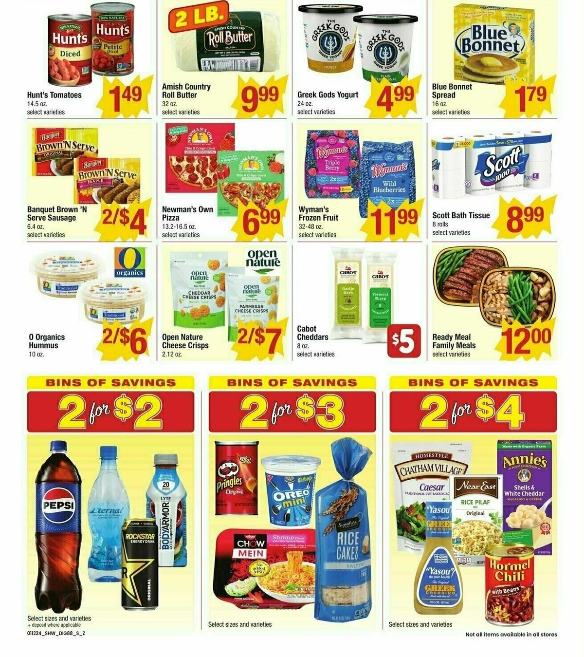 Shaw's Additional Savings Weekly Ad from January 12
