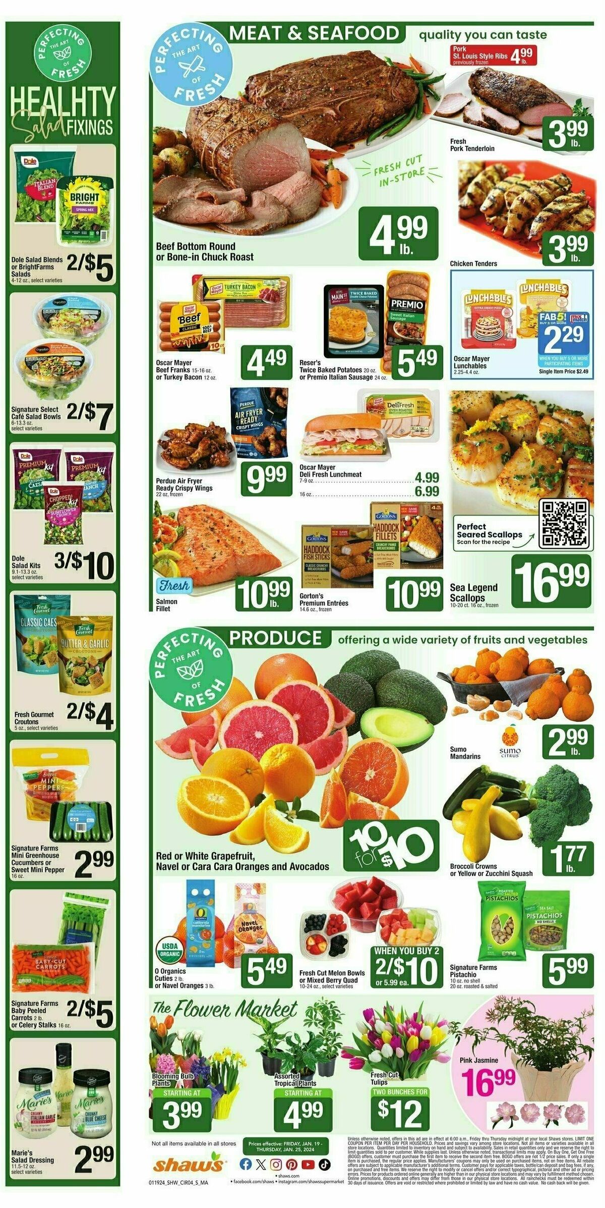 Shaw's Weekly Ad from January 19