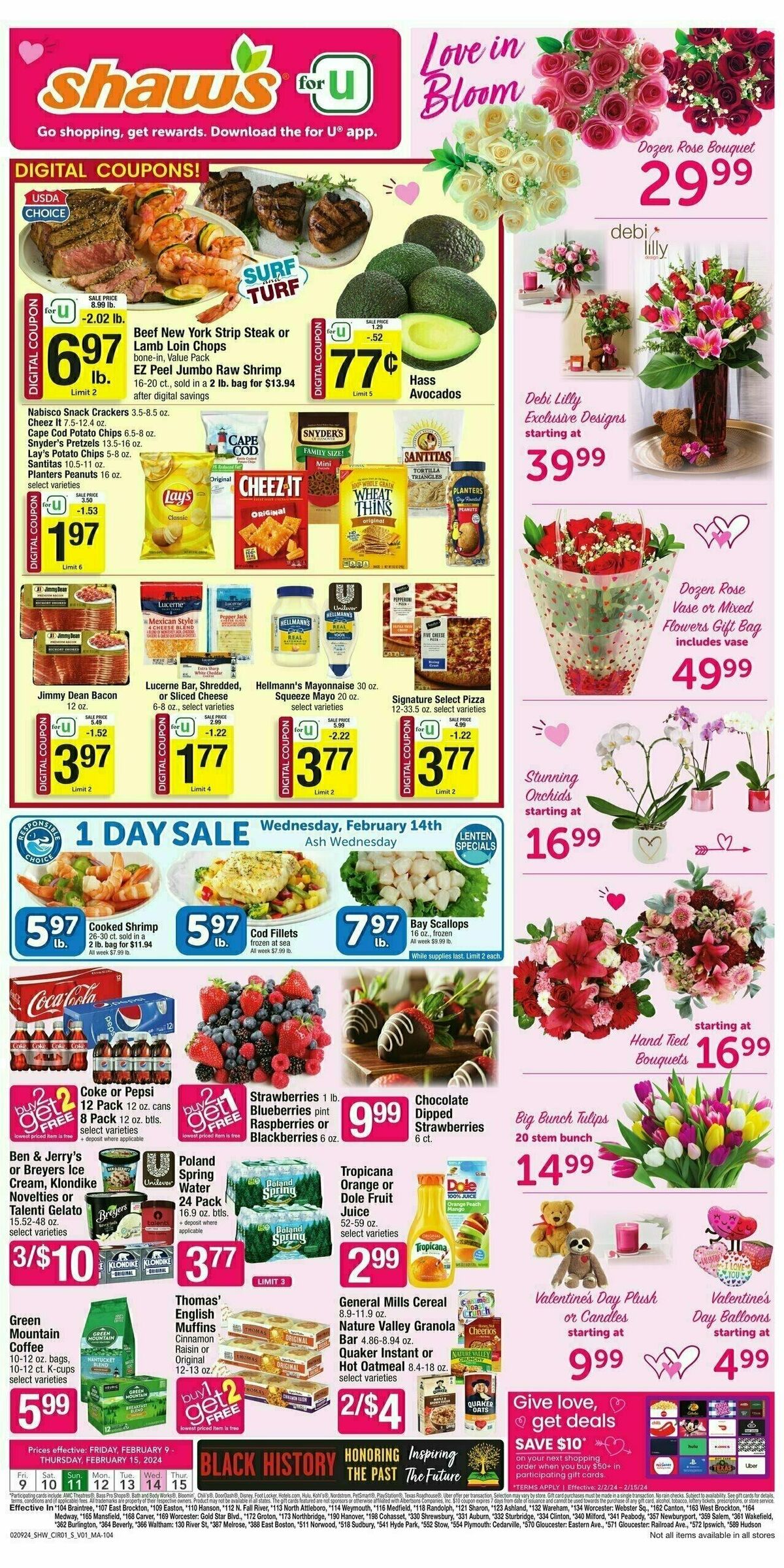 Shaw's Weekly Ad from February 9