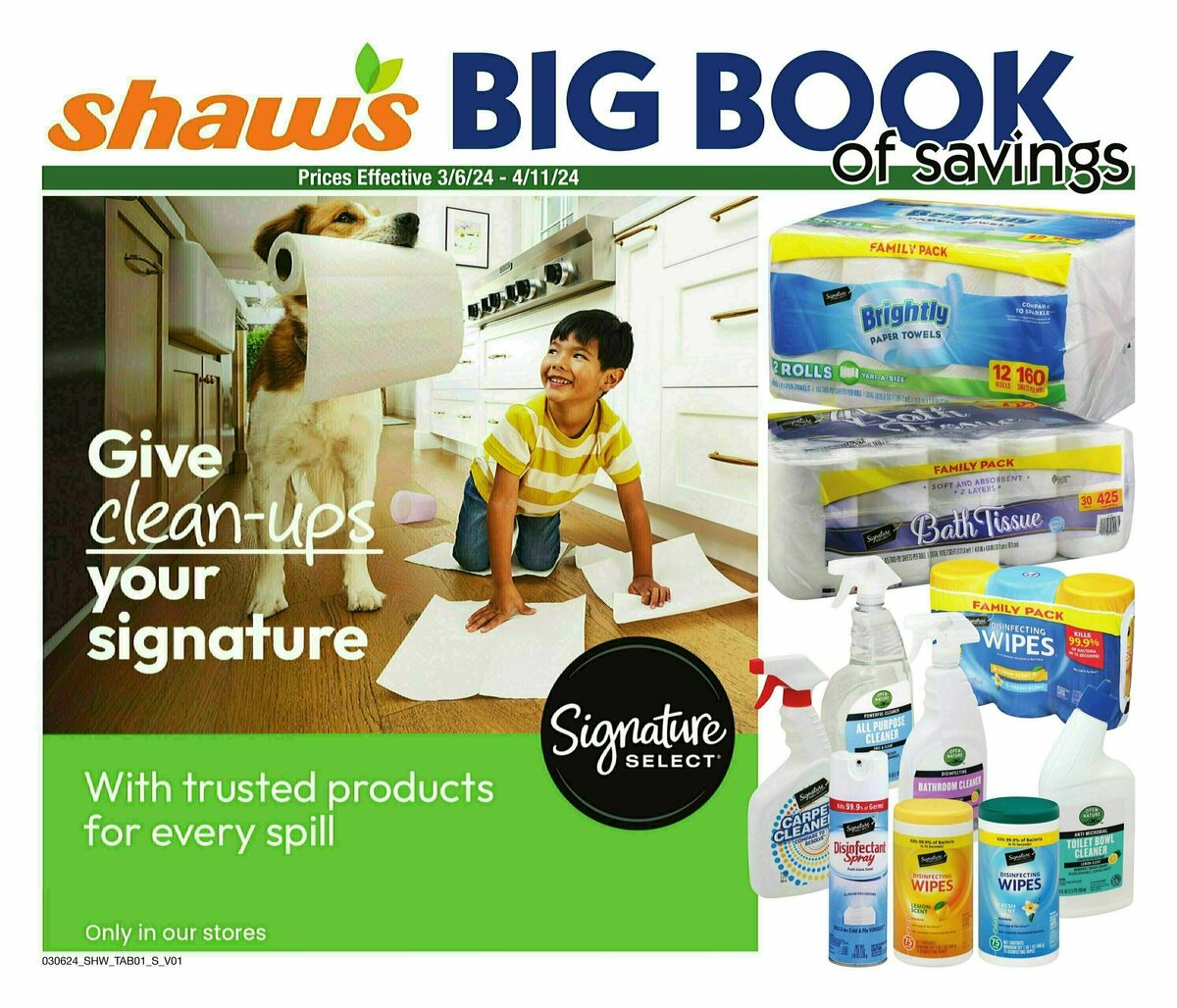 Shaw's Big Book of Savings Weekly Ad from March 6