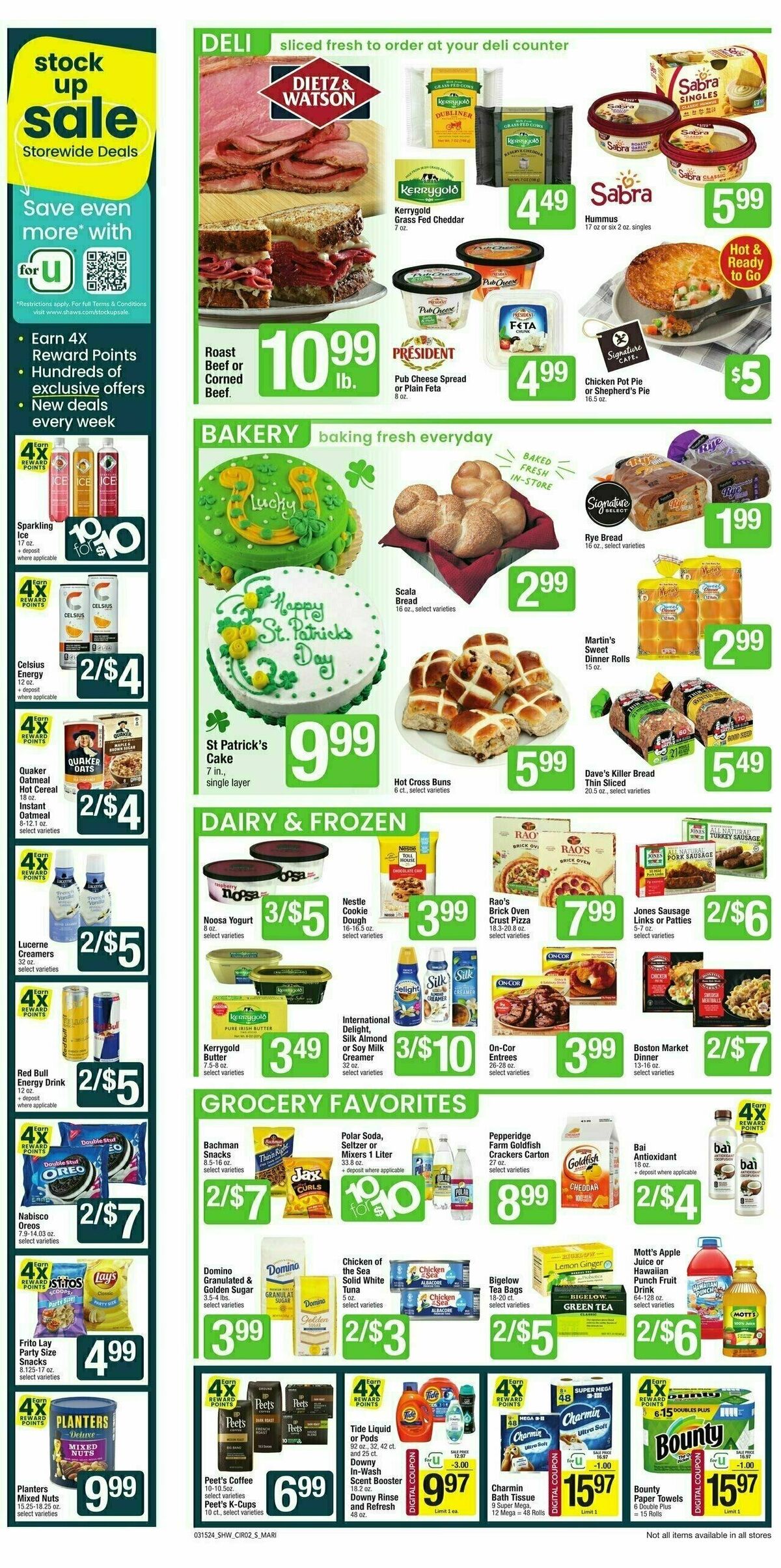 Shaw's Weekly Ad from March 15