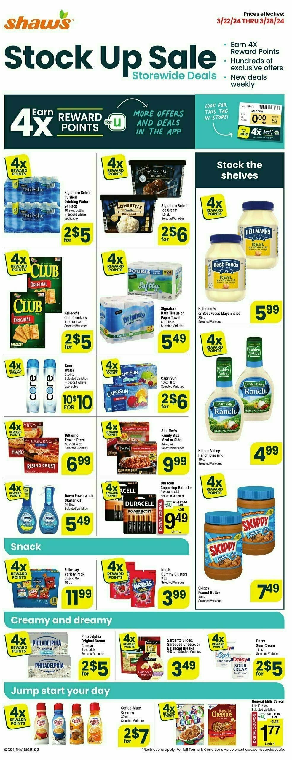 Shaw's Weekly Ad from March 22