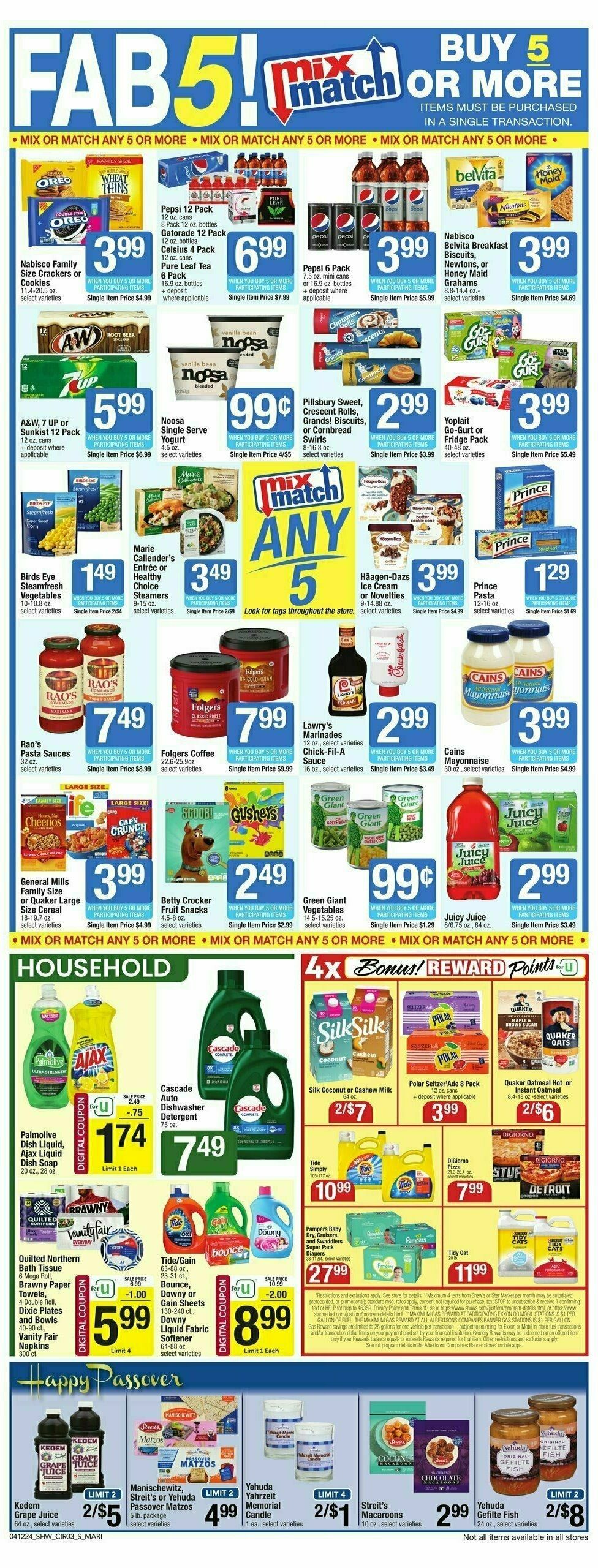 Shaw's Weekly Ad from April 12