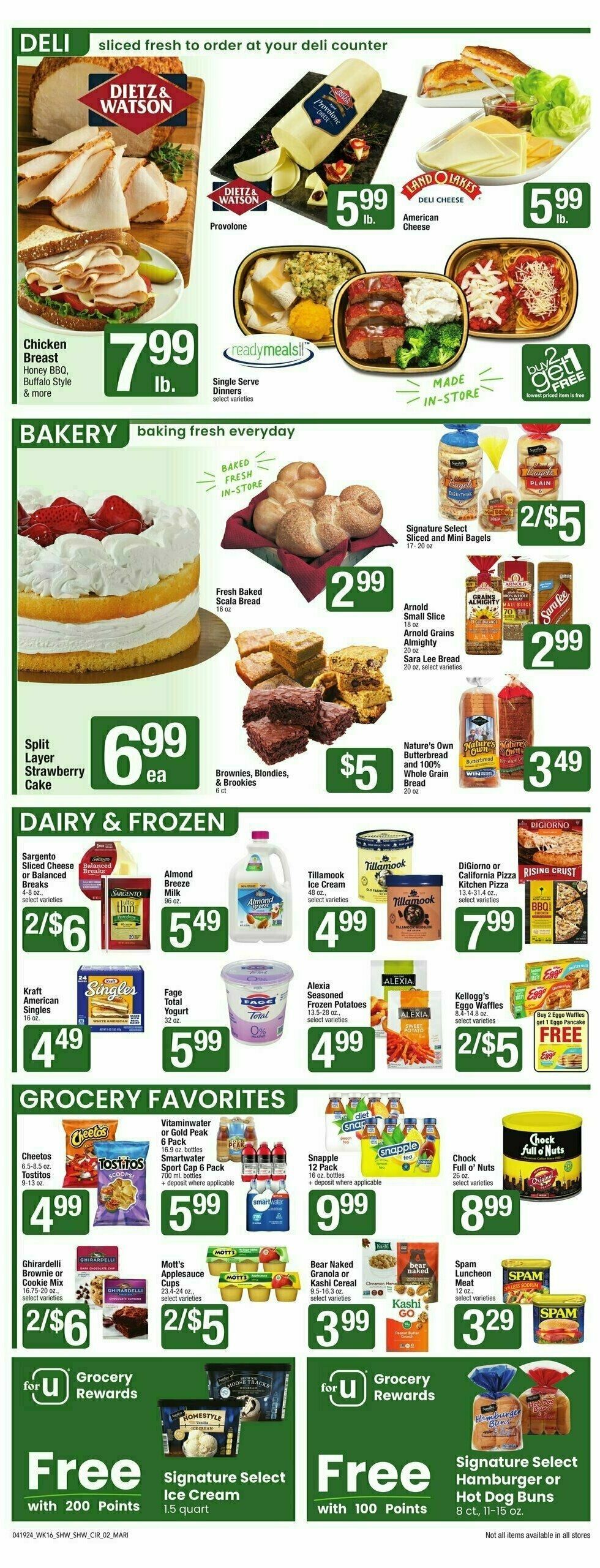 Shaw's Weekly Ad from April 19