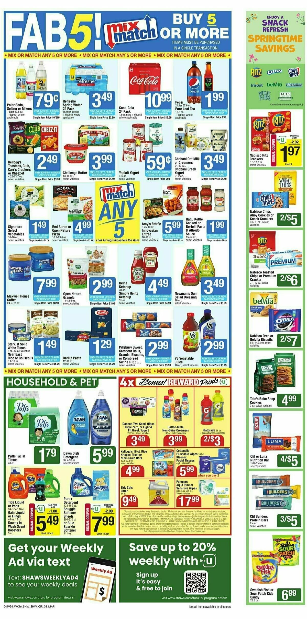 Shaw's Weekly Ad from April 19