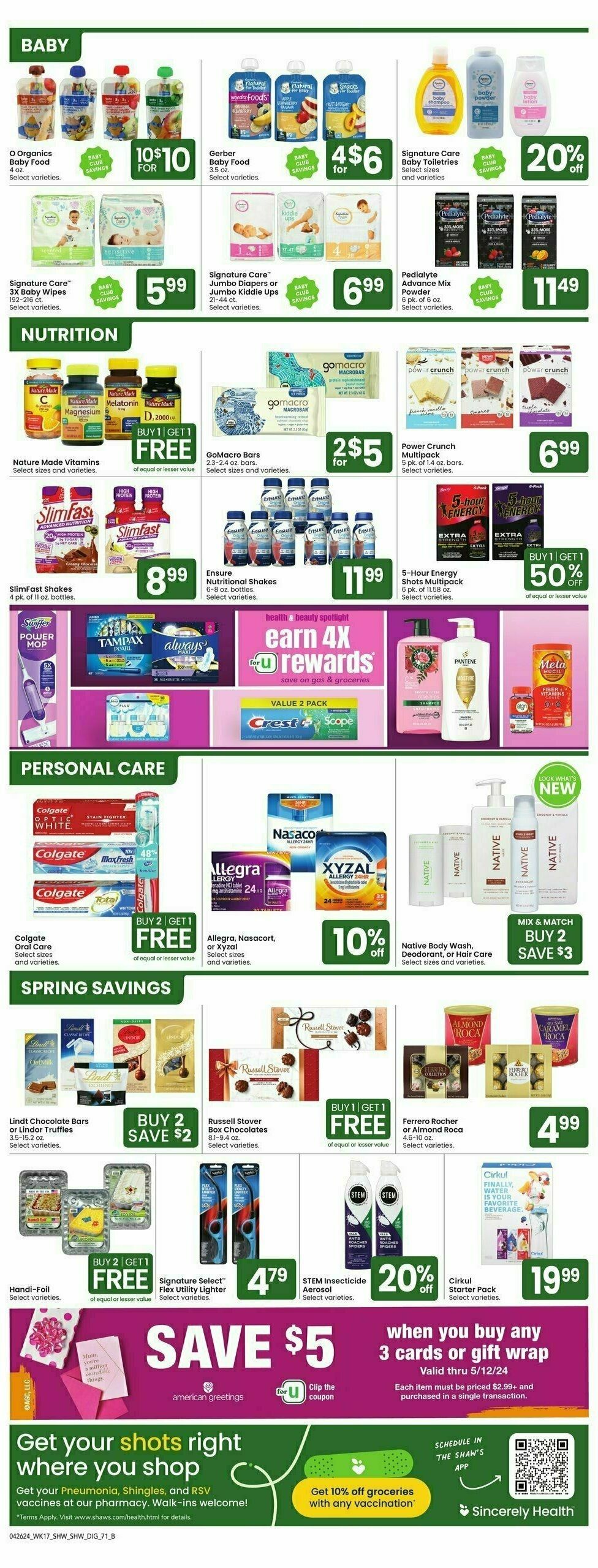 Shaw's Weekly Ad from April 26