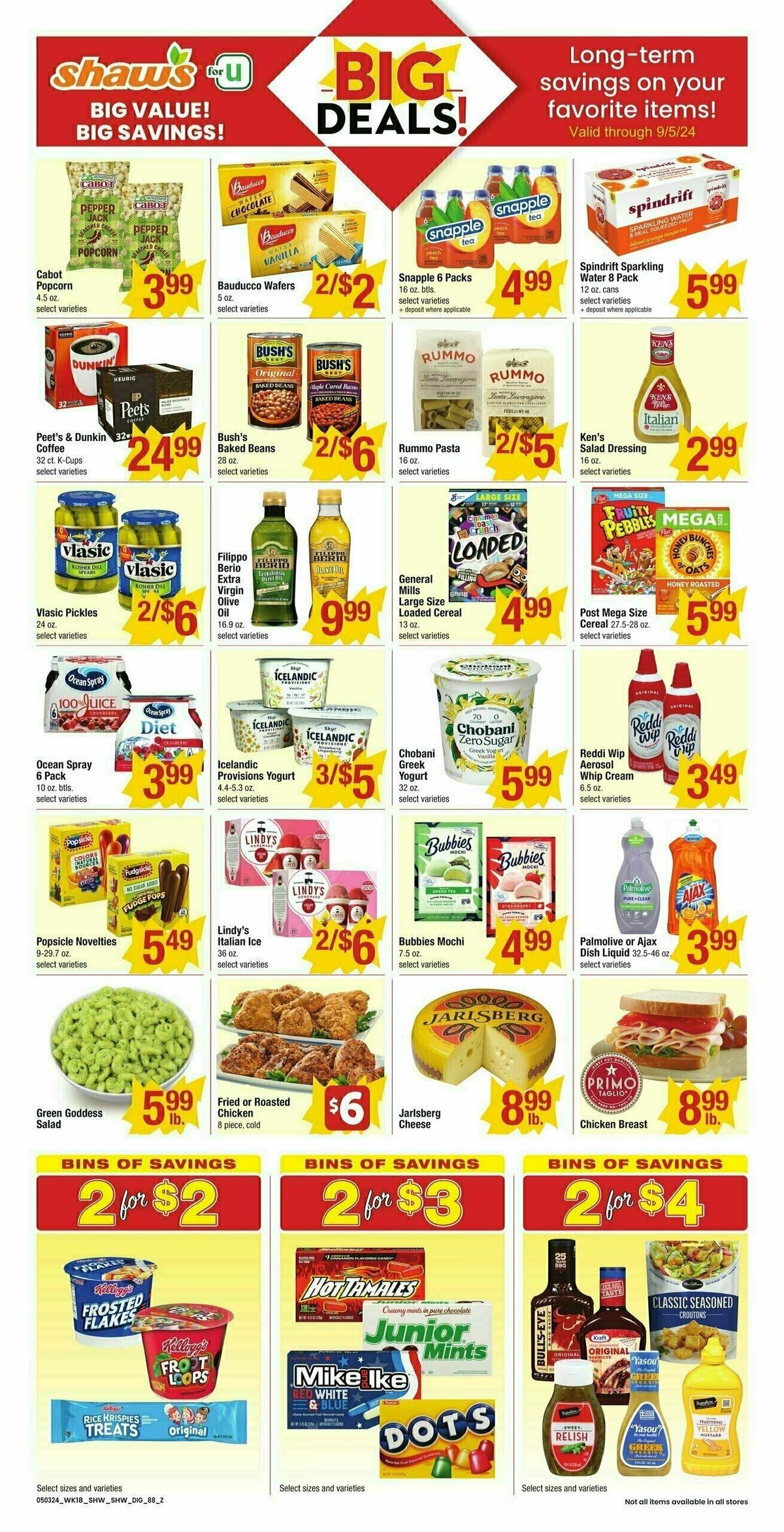 Shaw's Additional Savings Weekly Ad from May 3