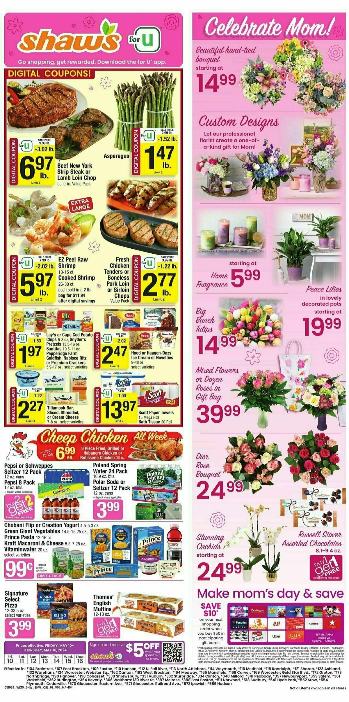 Shaw's Weekly Ad from May 10