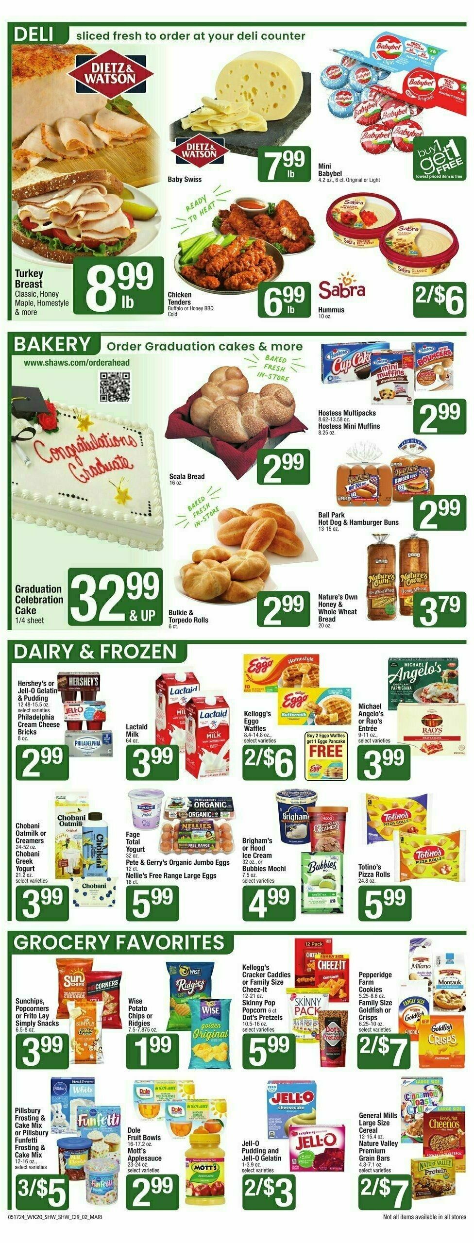 Shaw's Weekly Ad from May 17