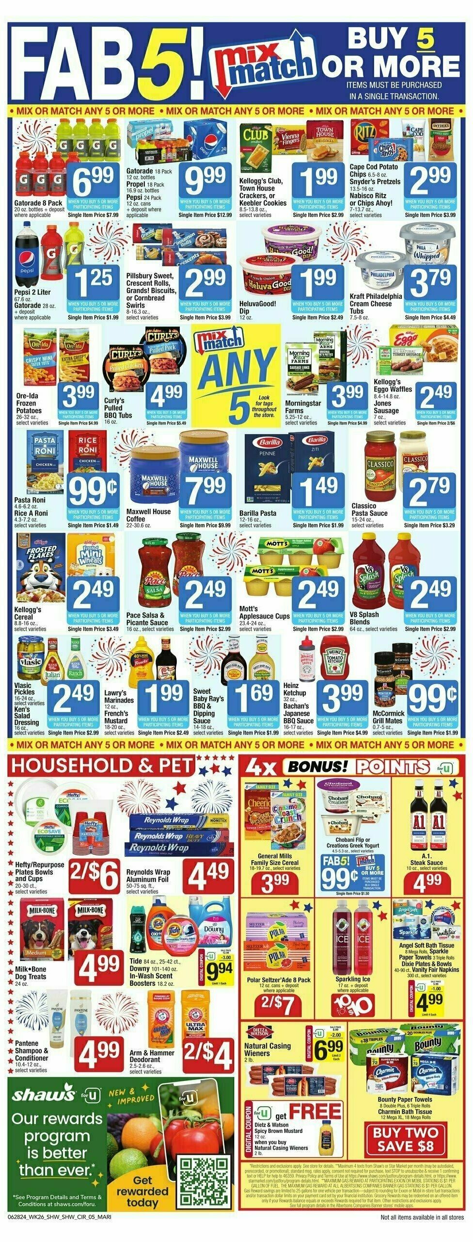 Shaw's Weekly Ad from June 28
