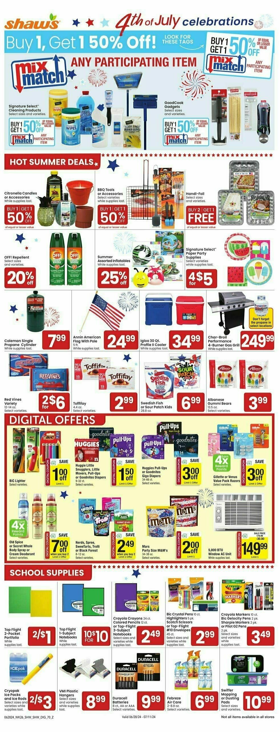 Shaw's Weekly Ad from June 28