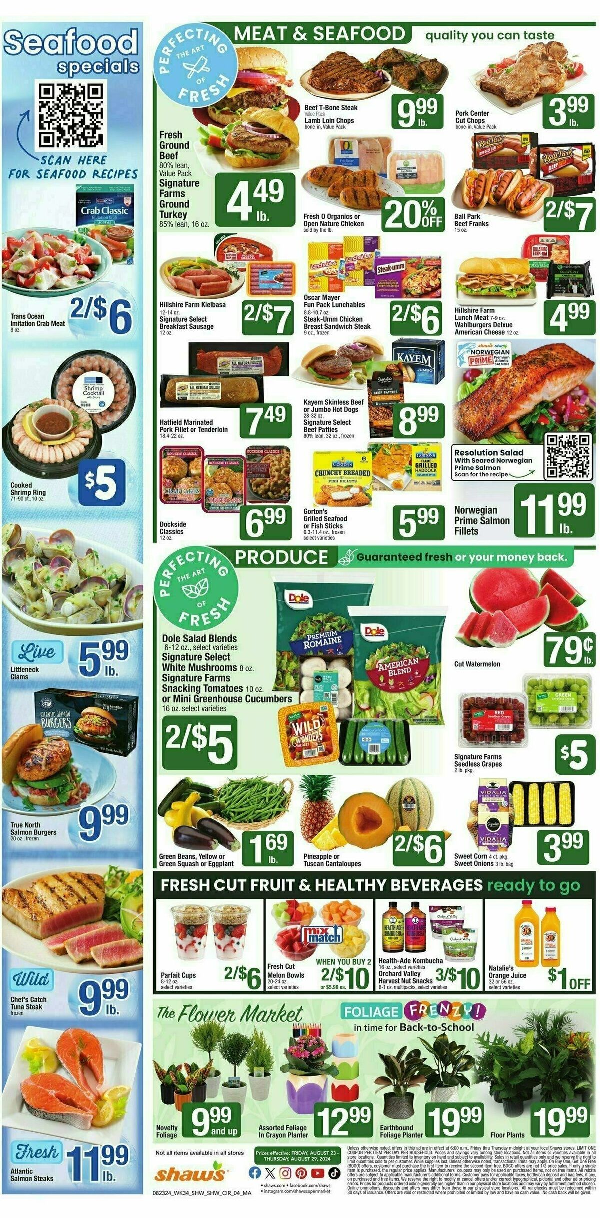 Shaw's Weekly Ad from August 23
